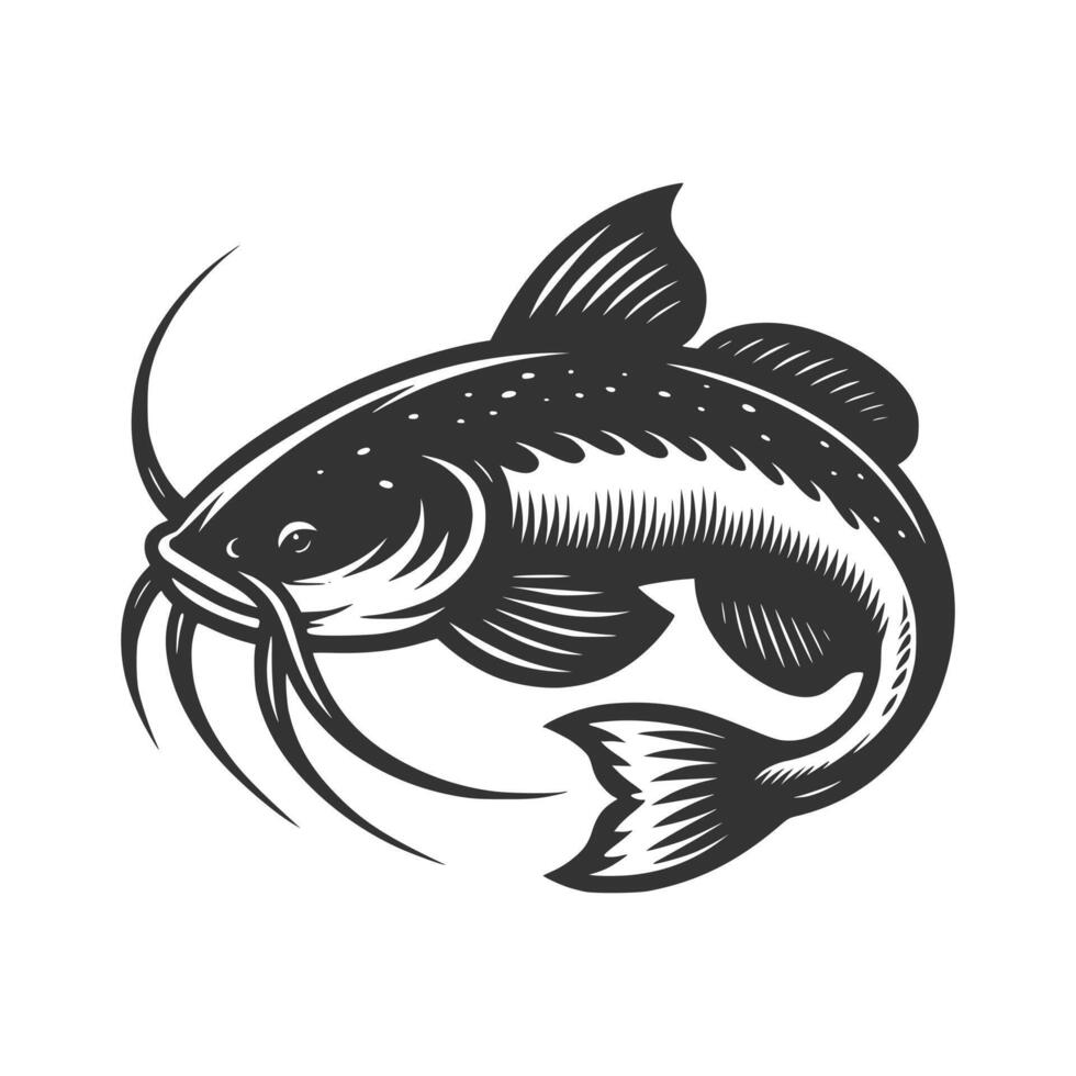 Free Catfish Art Illustration vector