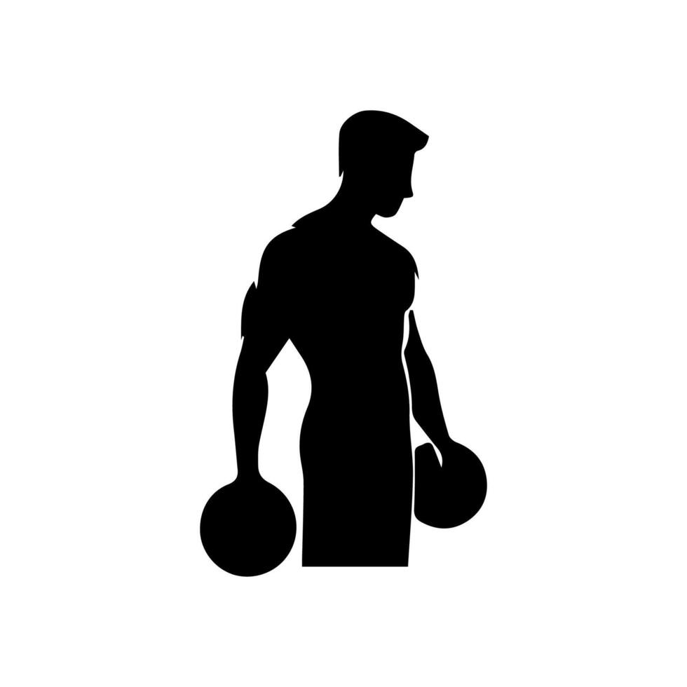 Fitness club logo or emblem vector