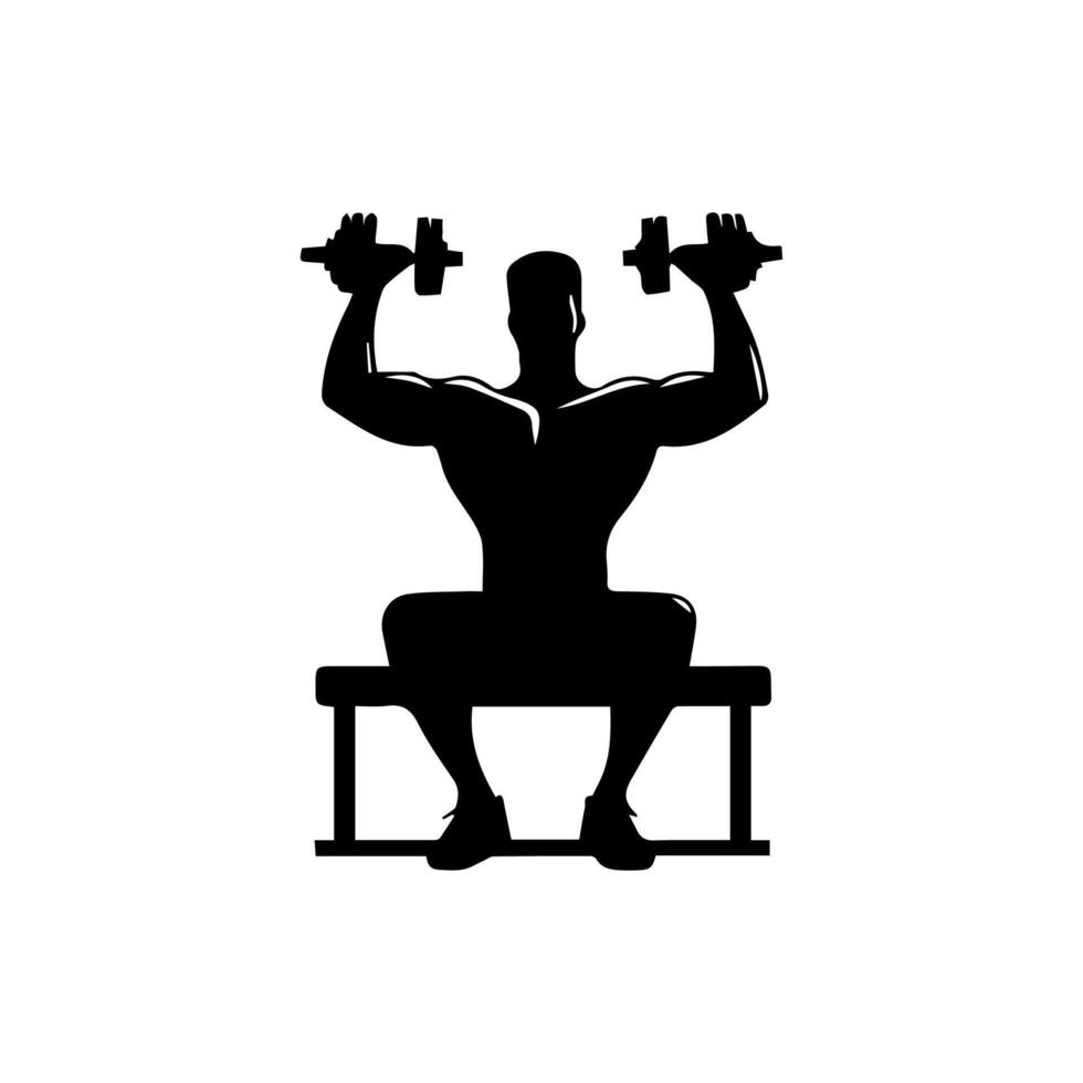 Fitness club logo or emblem vector