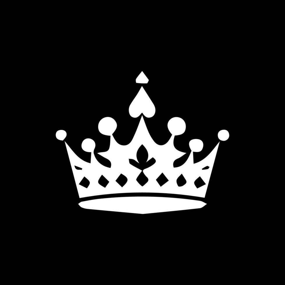 Crown icon black silhouette. Crown king premium quality symbol vector
