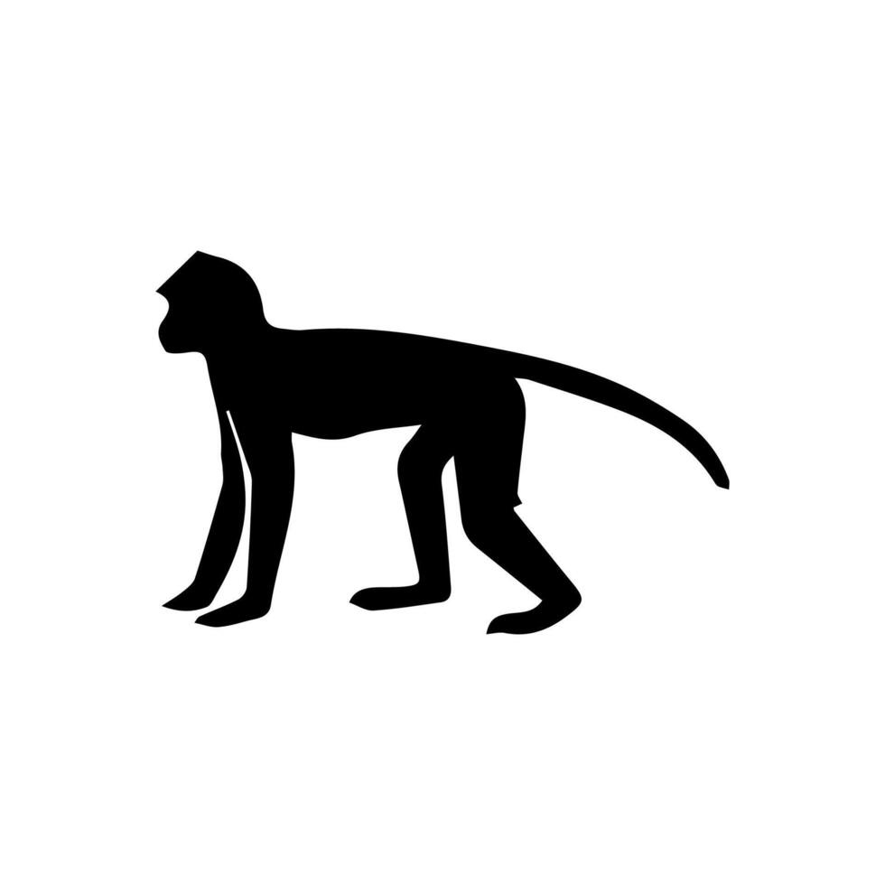 Cat silhouette Isolated On White Background vector