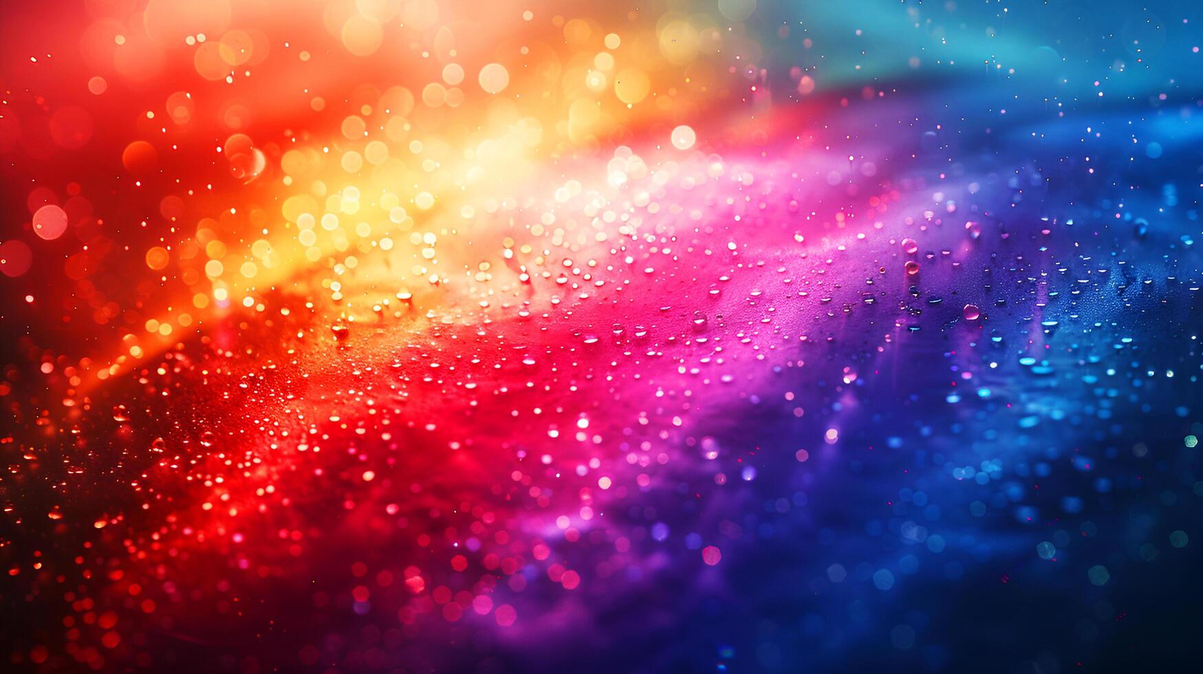 vibrant colors with sparkling light glitter effect of rainbow flag for celebrate pride month of LGBT community. AI-Generated photo