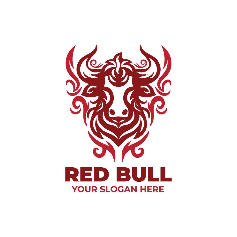 Red Bull Monogram Logo Design vector