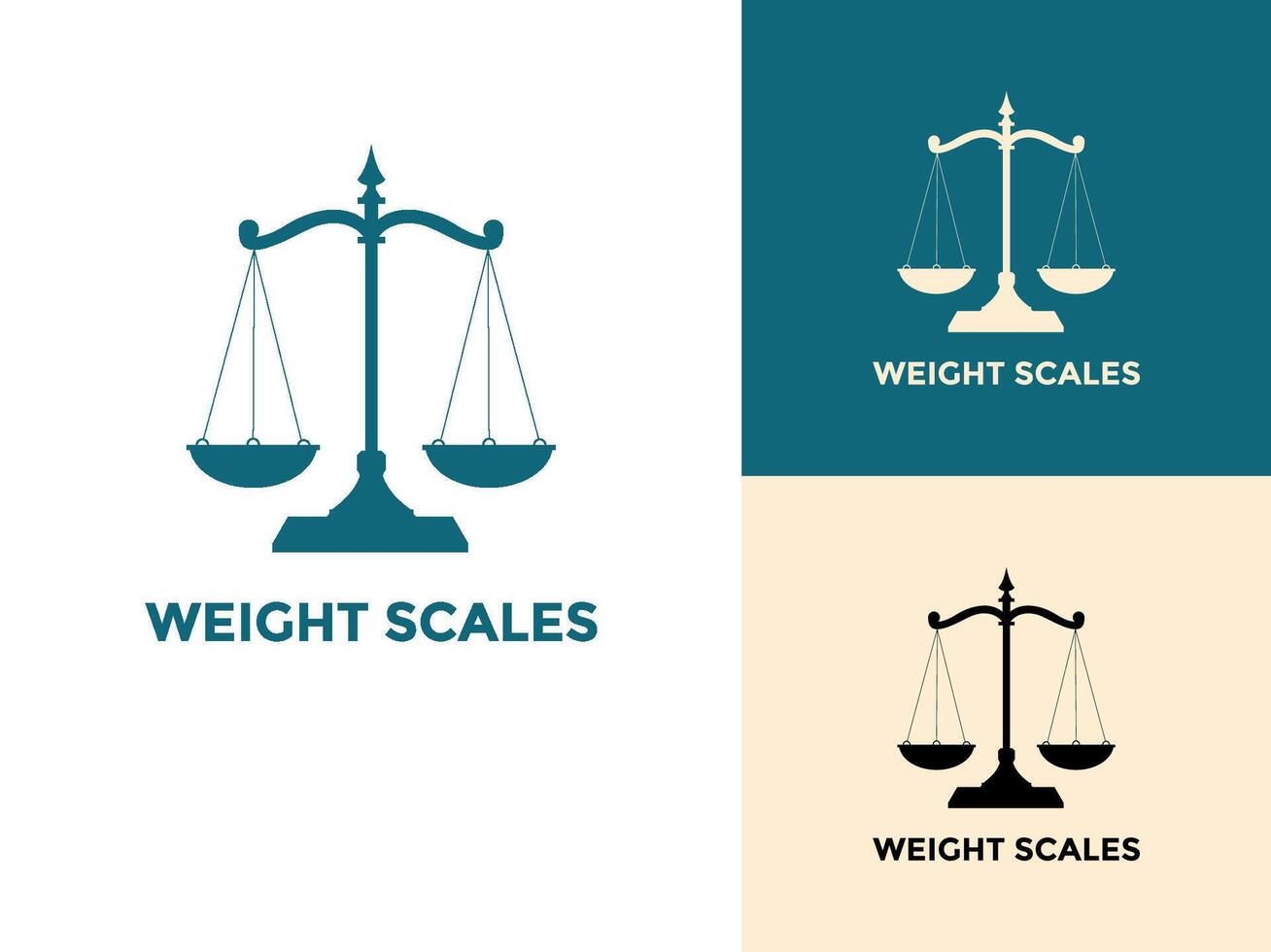 Justice scales icon. Law balance symbol. Libra in flat design, Justice logo design vector