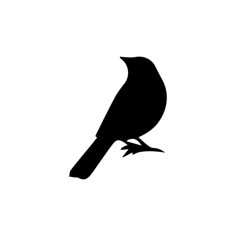 bird icon. animal sign tattoo design. vector