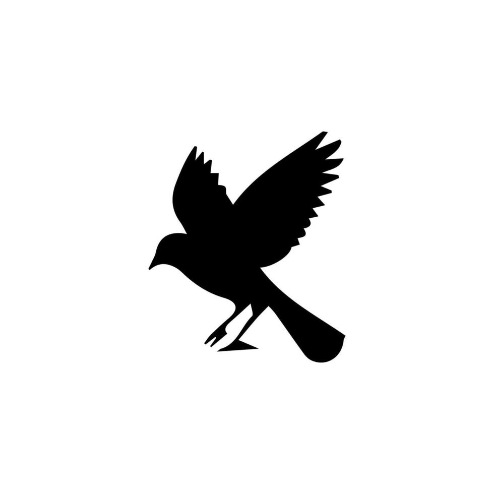 bird icon. animal sign tattoo design. vector