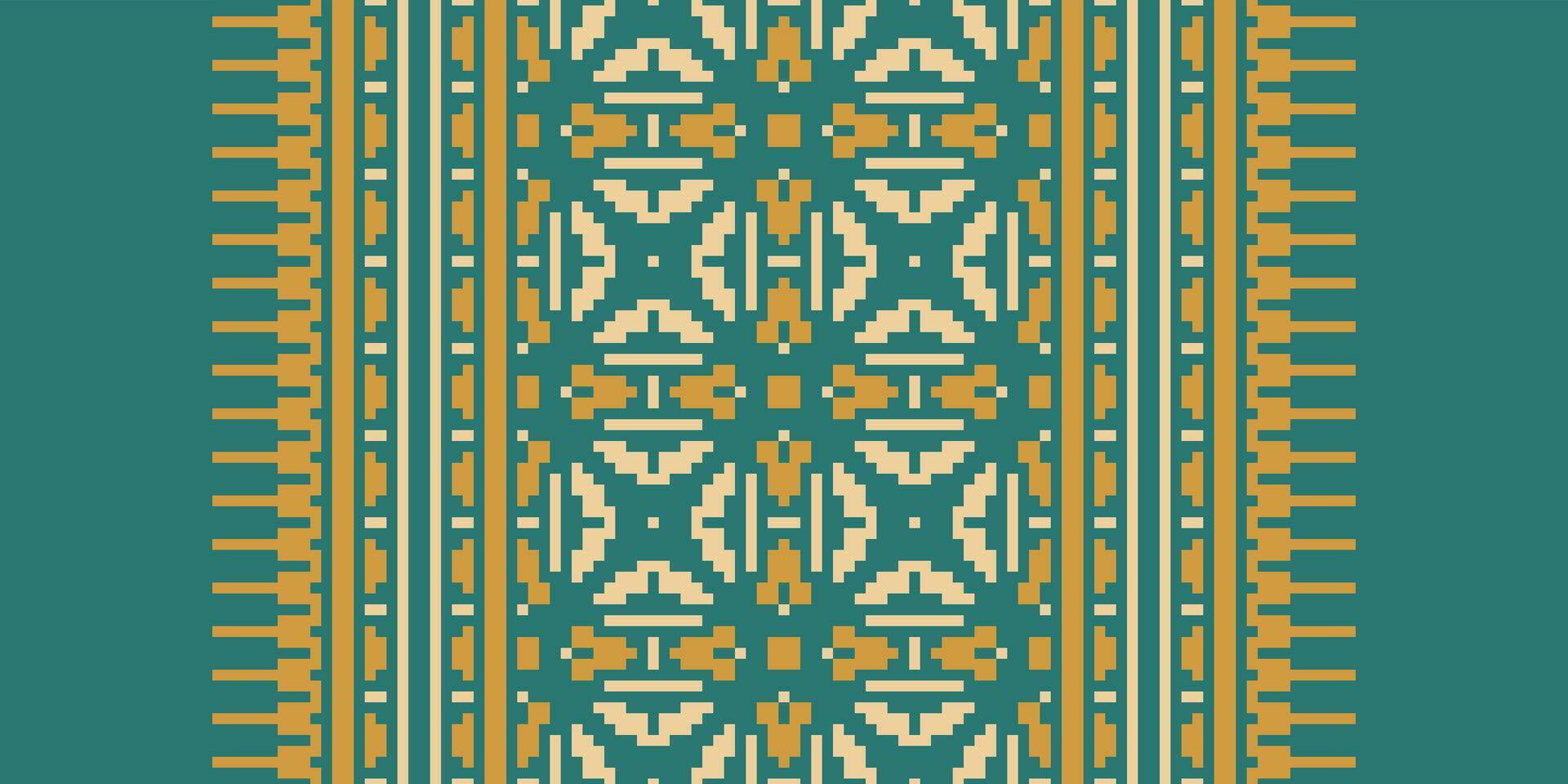 Bukhara pattern Seamless Australian aboriginal pattern Motif embroidery, Pixel Ikat embroidery Design for Print scandinavian pattern saree ethnic nativity gypsy pattern vector