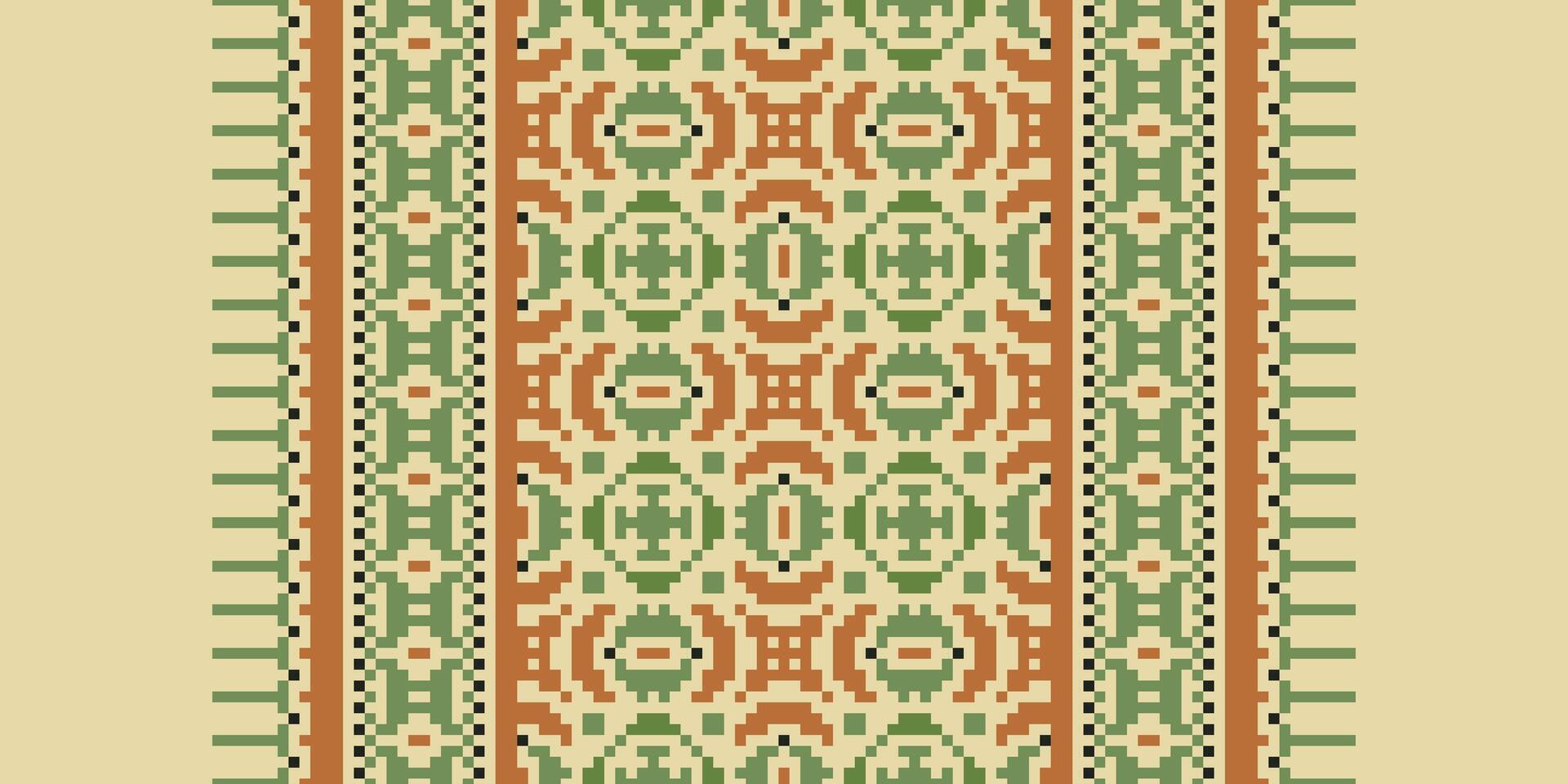 Bukhara pattern Seamless Scandinavian pattern Motif embroidery, Pixel Ikat embroidery Design for Print kurta pattern mughal motifs tapestry pattern floral repeat vector