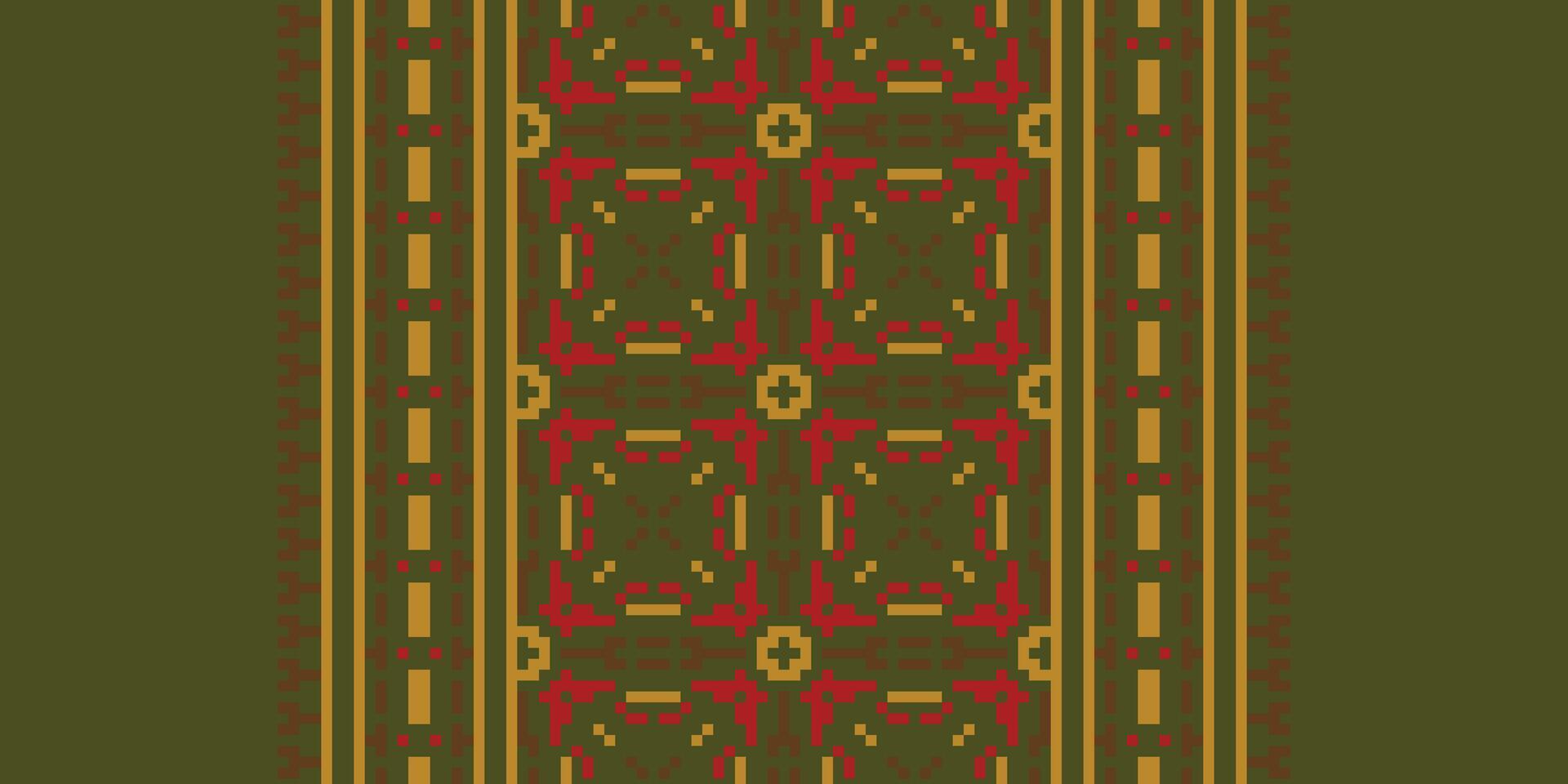 Motif folklore pattern Seamless Scandinavian pattern Motif embroidery, Pixel Ikat embroidery Design for Print scandinavian pattern saree ethnic nativity gypsy pattern vector