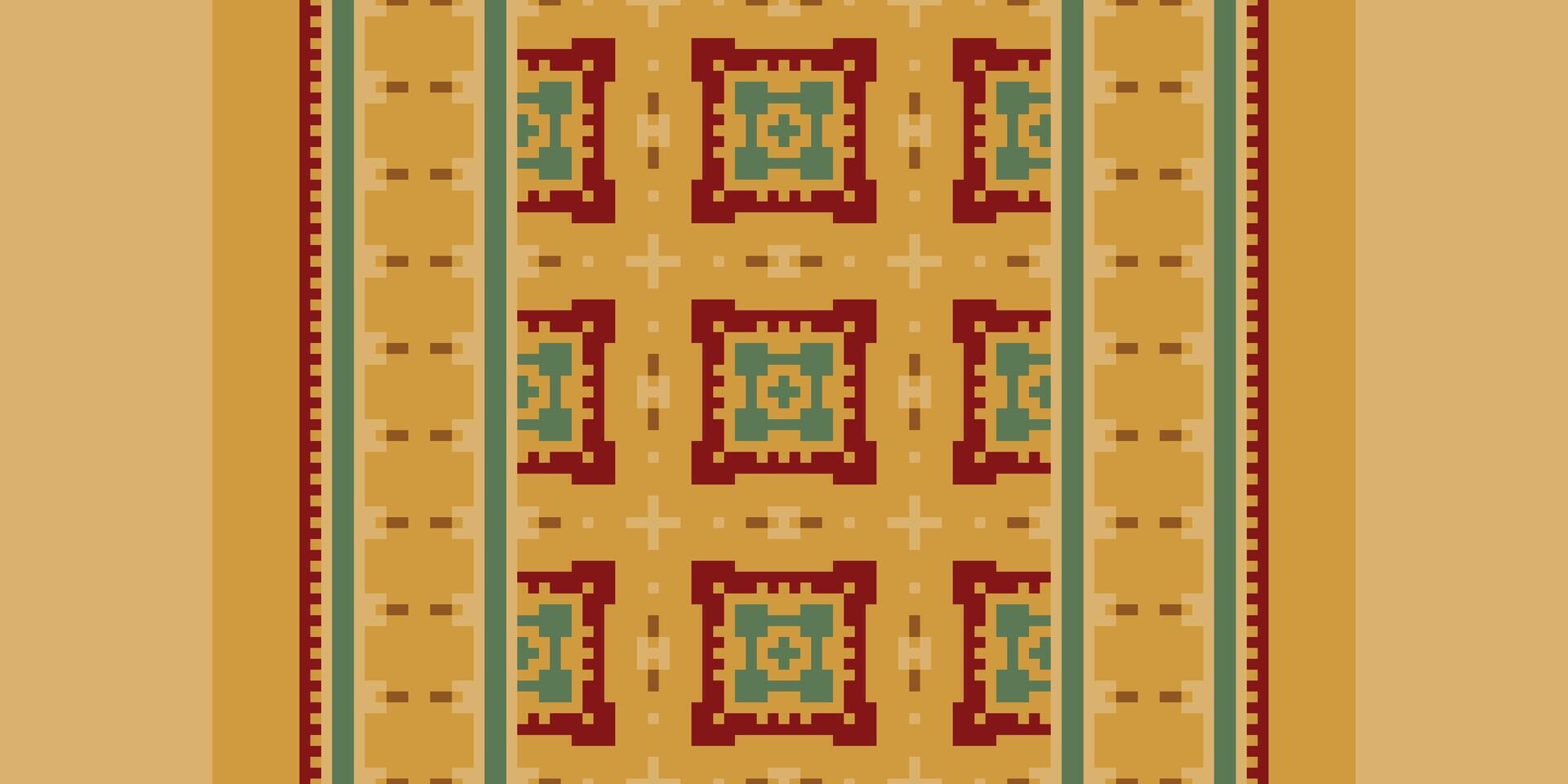 Bukhara pattern Seamless Scandinavian pattern Motif embroidery, Pixel Ikat embroidery Design for Print figure tribal ink on cloth patola sari vector