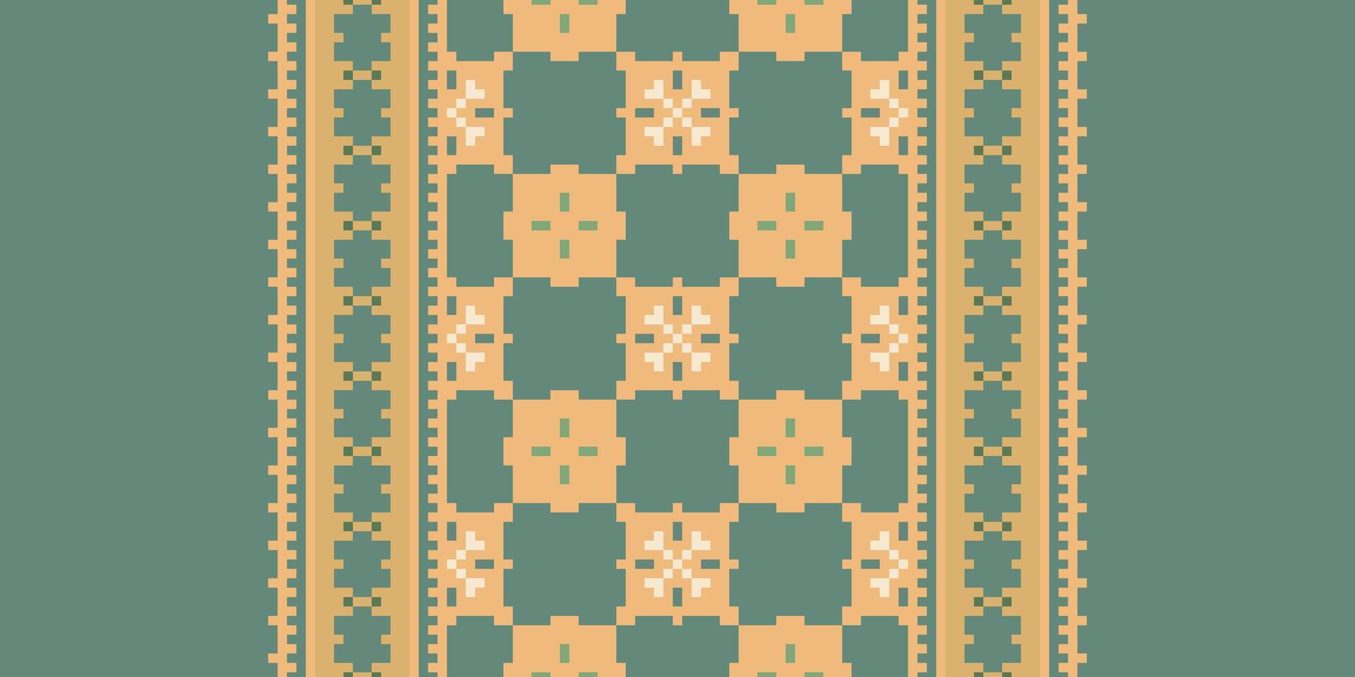 Fashion pattern Seamless Native American, Motif embroidery, Pixel Ikat embroidery Design for Print kurta pattern mughal motifs tapestry pattern floral repeat vector