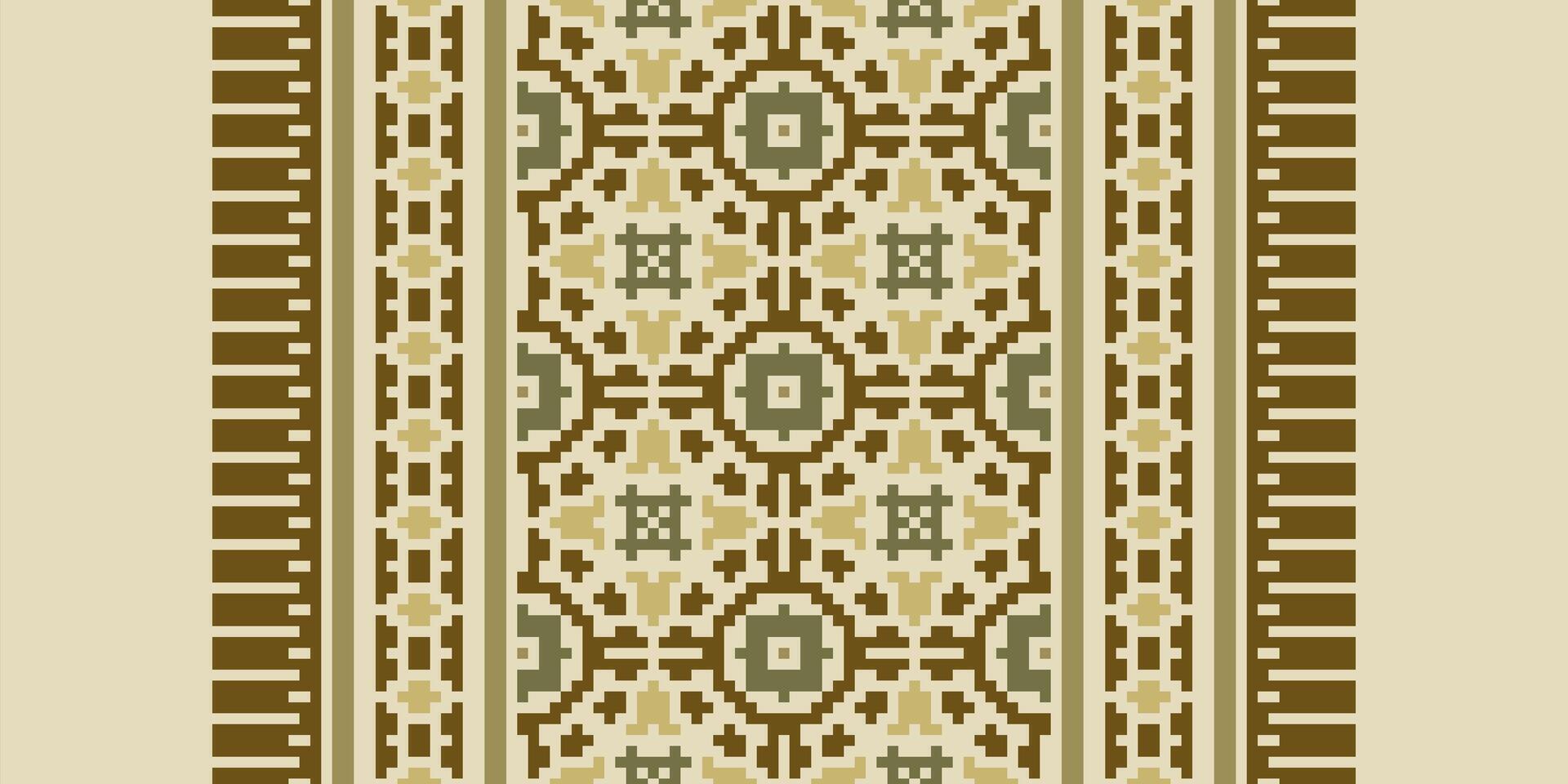 Fashion pattern Seamless Australian aboriginal pattern Motif embroidery, Pixel Ikat embroidery Design for Print endless arabesque cloth dupatta shawl bandana print silk kurta men vector