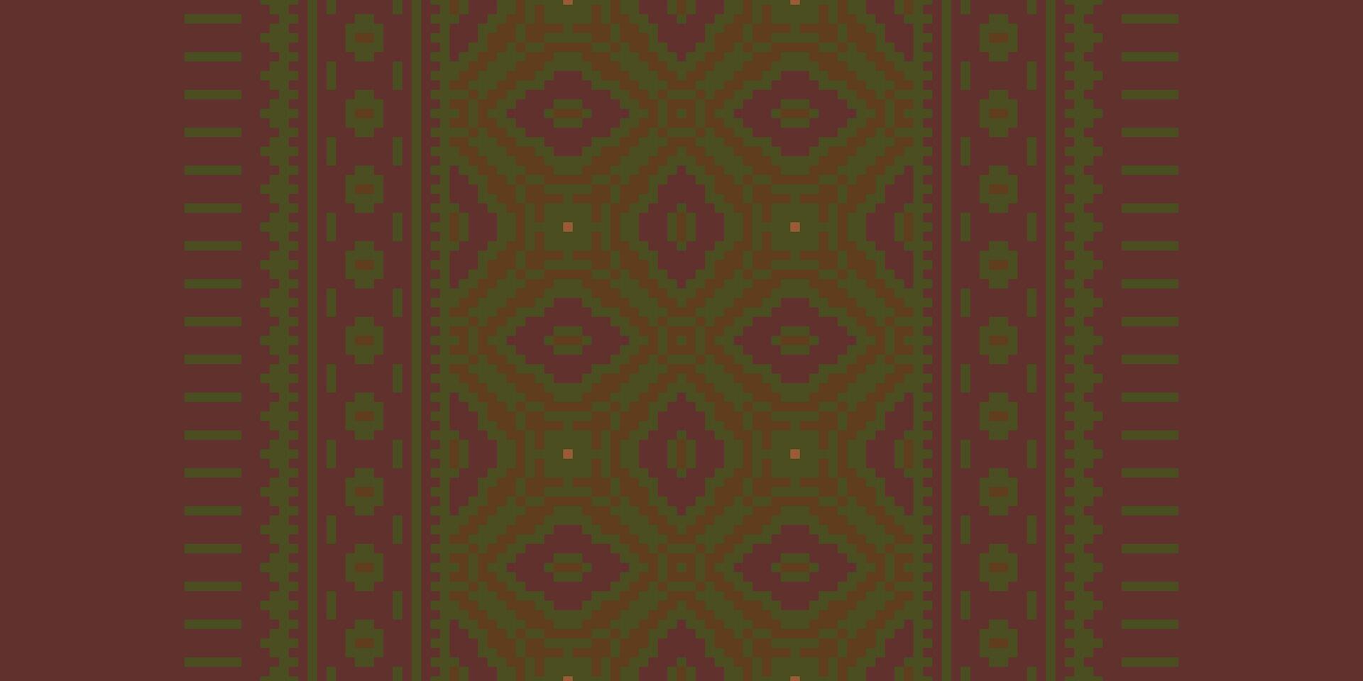Fashion pattern Seamless Australian aboriginal pattern Motif embroidery, Pixel Ikat embroidery Design for Print scandinavian pattern saree ethnic nativity gypsy pattern vector
