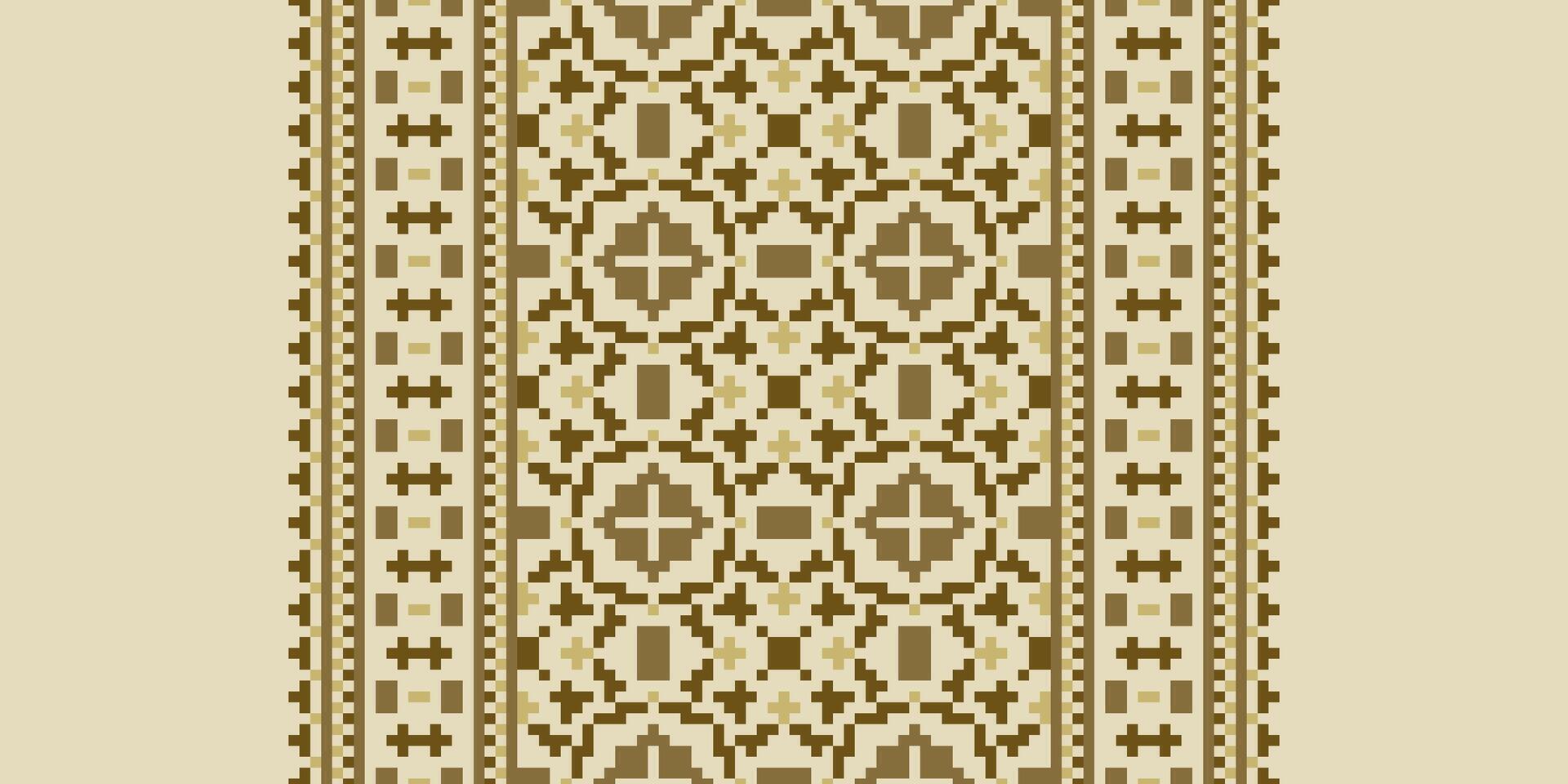 Fashion pattern Seamless Bandana print silk Motif embroidery, Pixel Ikat embroidery Design for Print scandinavian pattern saree ethnic nativity gypsy pattern vector