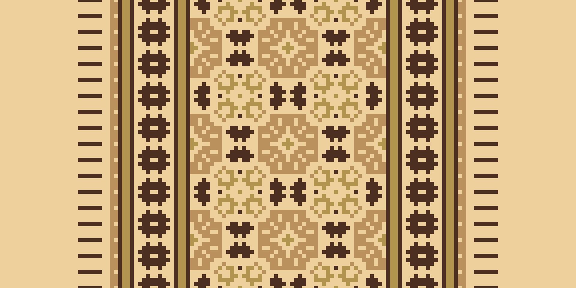 Fashion pattern Seamless Bandana print silk Motif embroidery, Pixel Ikat embroidery Design for Print kurta pattern mughal motifs tapestry pattern floral repeat vector