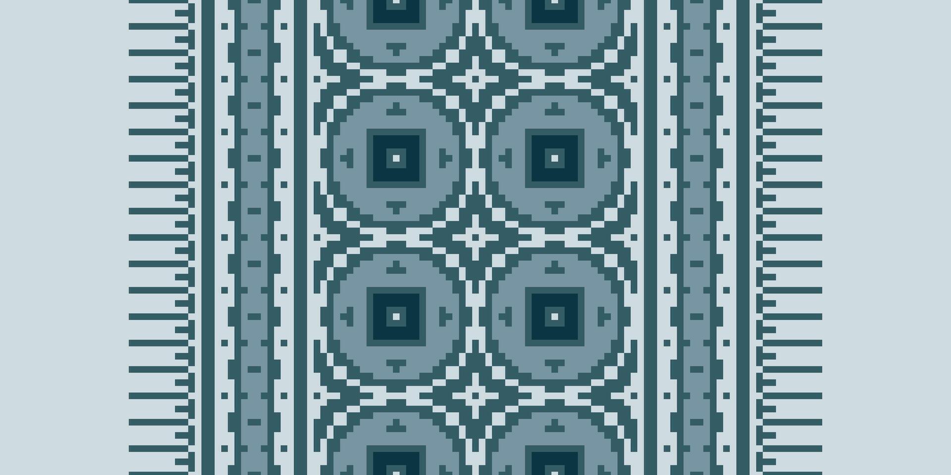 Tissue Dupatta Seamless Native American, Motif embroidery, Pixel Ikat embroidery Design for Print endless arabesque cloth dupatta shawl bandana print silk kurta men vector