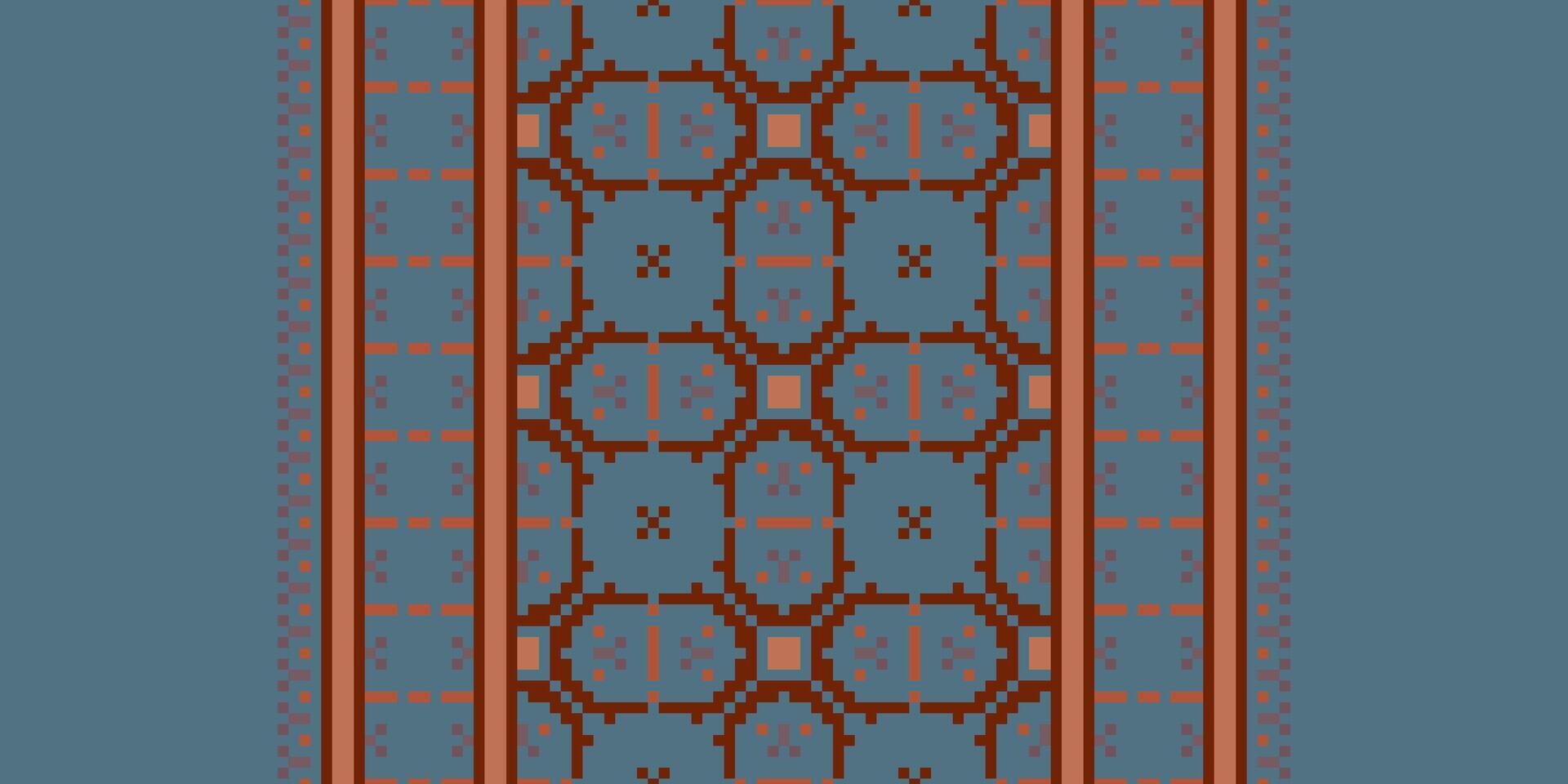 Silk fabric Patola sari Pattern Seamless Native American, Motif embroidery, Pixel Ikat embroidery Design for Print kurta pattern mughal motifs tapestry pattern floral repeat vector