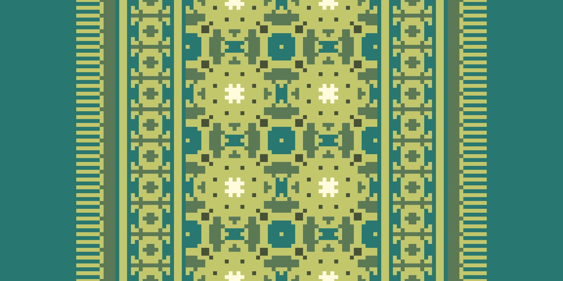 Tissue Dupatta Seamless Native American, Motif embroidery, Pixel Ikat embroidery Design for Print tapestry floral kimono repeat pattern lacing spanish motif vector