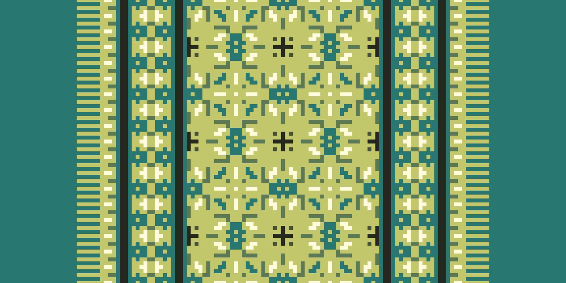 Tissue Dupatta Seamless Native American, Motif embroidery, Pixel Ikat embroidery Design for Print lace pattern turkish ceramic ancient egypt art jacquard pattern vector