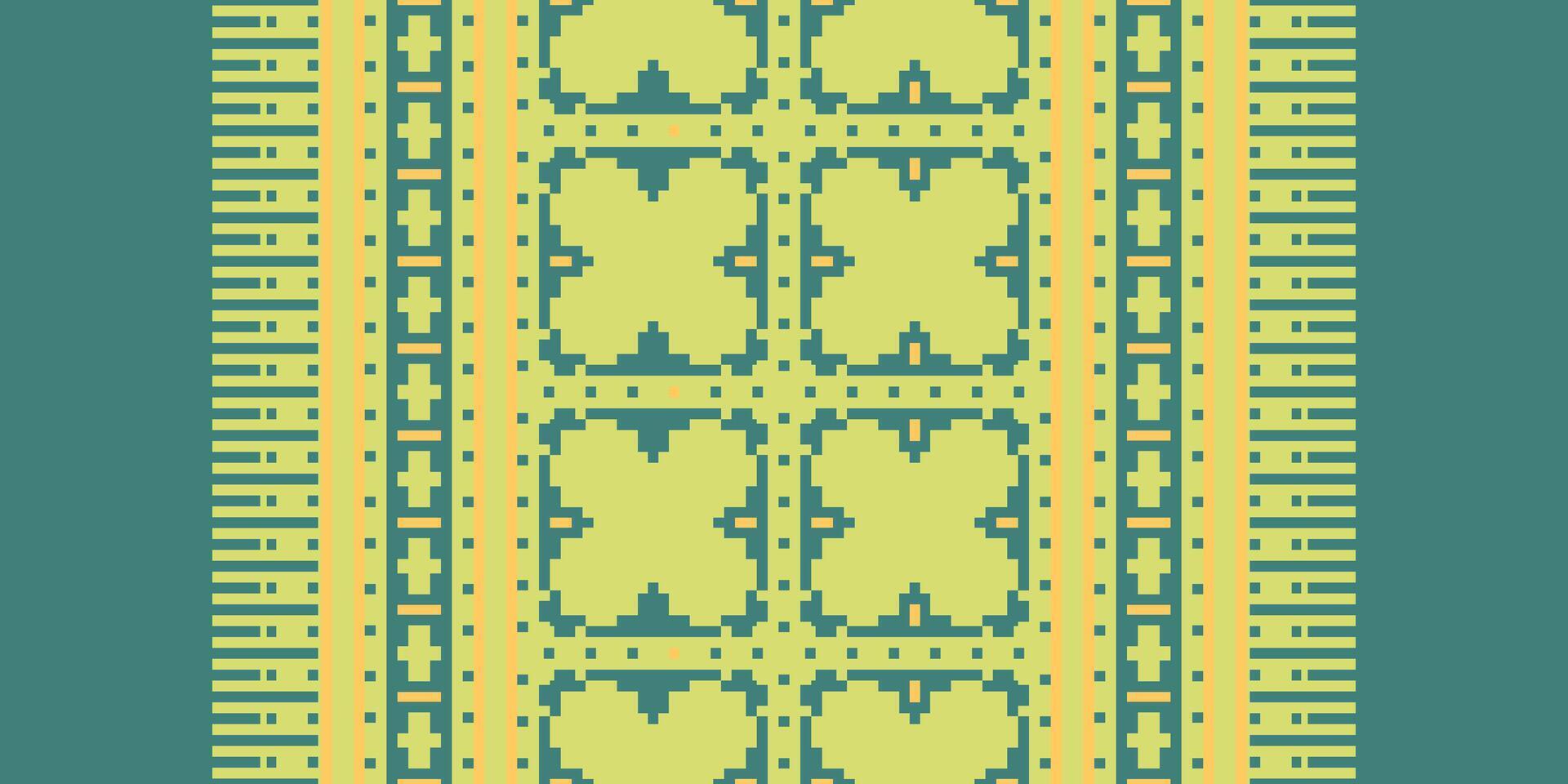 Silk fabric Patola sari Pattern Seamless Native American, Motif embroidery, Pixel Ikat embroidery Design for Print scandinavian pattern saree ethnic nativity gypsy pattern vector