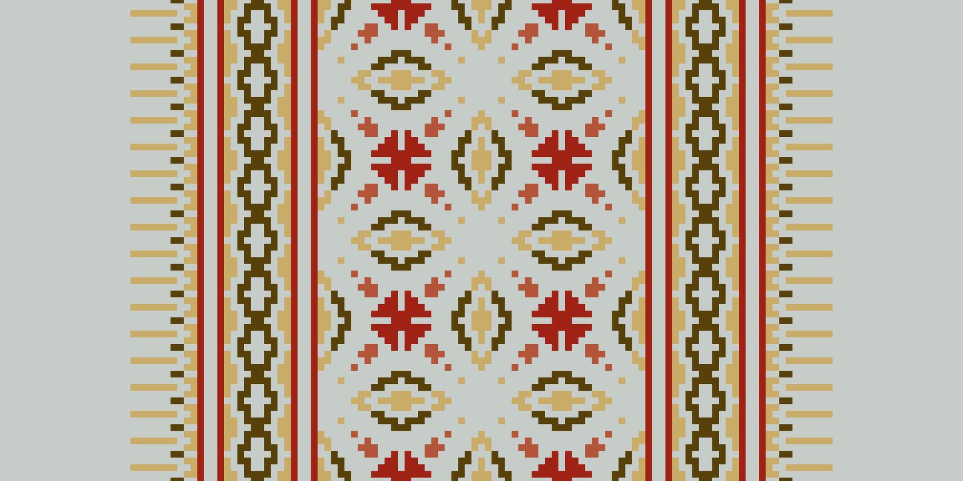 Tissue Dupatta Seamless Australian aboriginal pattern Motif embroidery, Pixel Ikat embroidery Design for Print egyptian hieroglyphs tibetan geo pattern vector