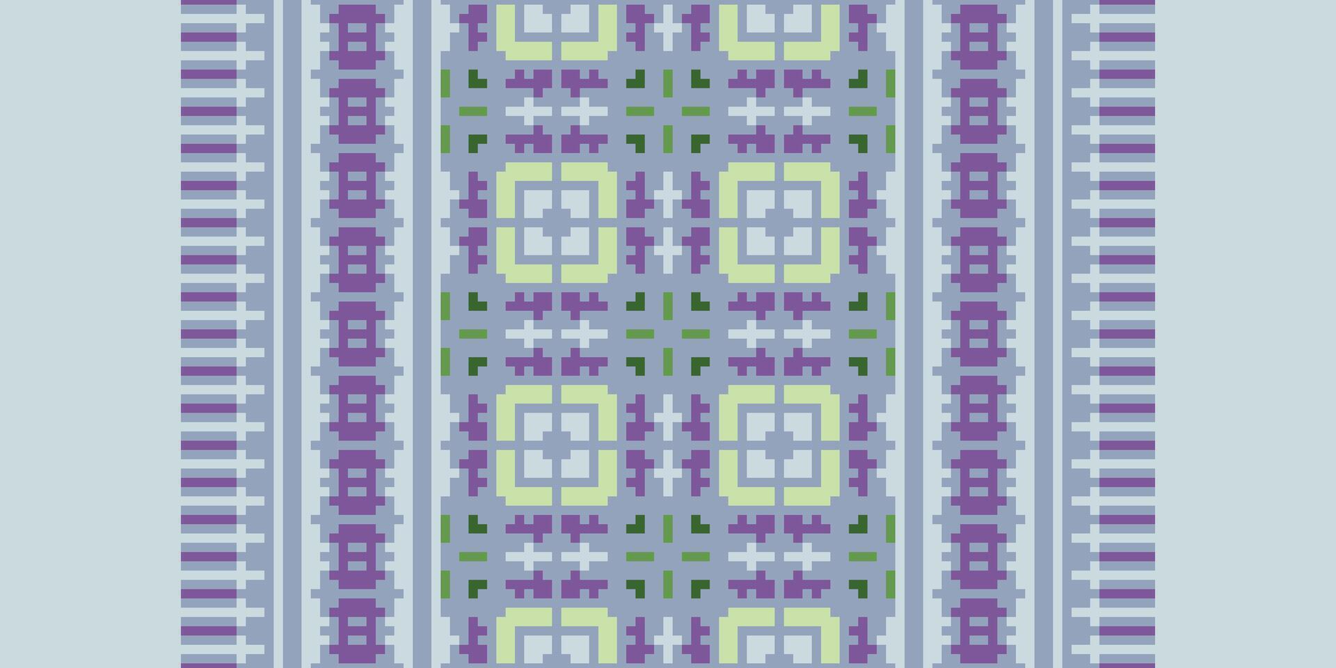 Peruvian pattern Seamless Australian aboriginal pattern Motif embroidery, Pixel Ikat embroidery Design for Print vyshyvanka placemat quilt sarong sarong beach kurtis Indian motifs vector