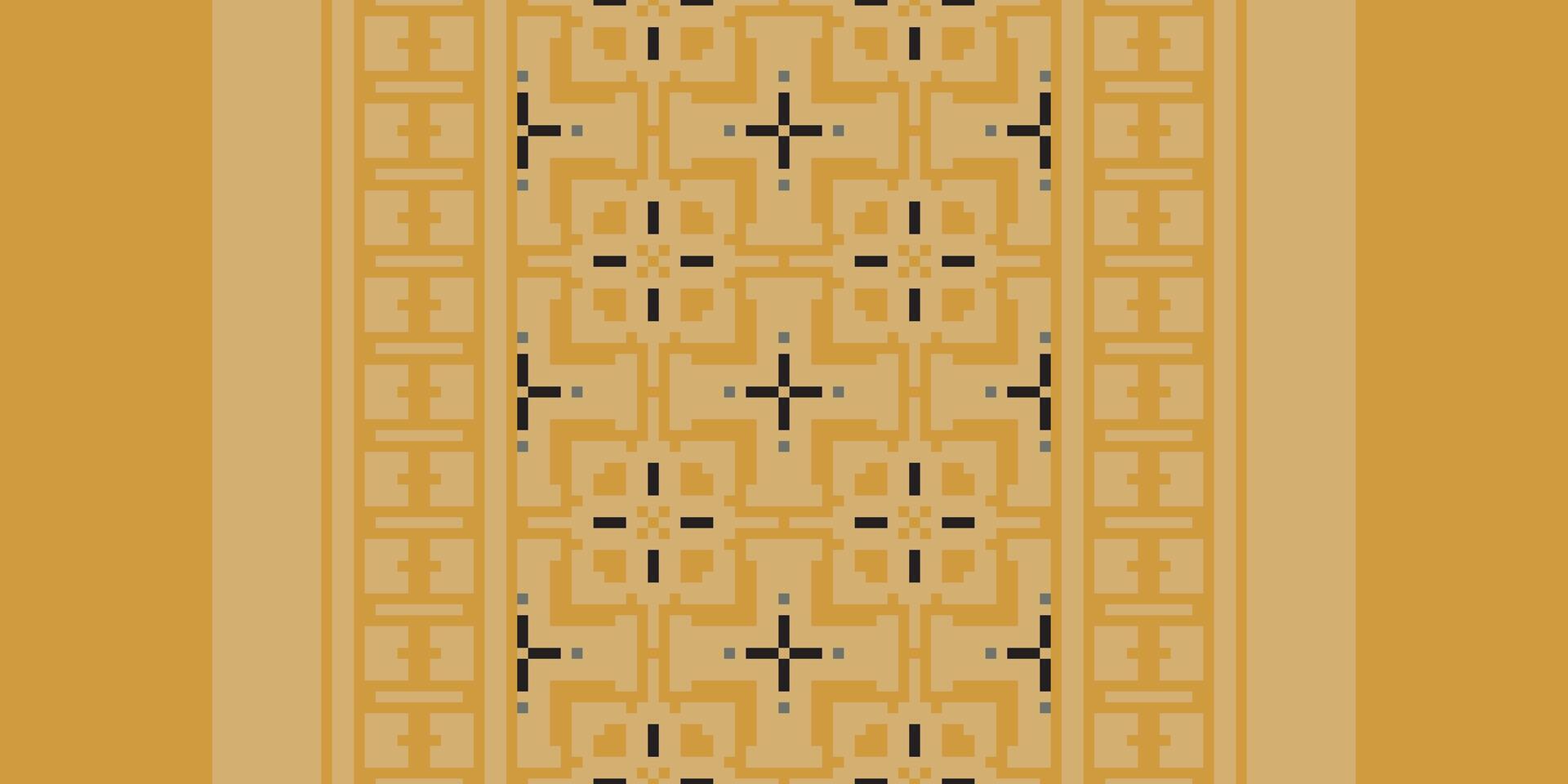 Silk fabric Patola sari Pattern Seamless Bandana print silk Motif embroidery, Pixel Ikat embroidery Design for Print 60s paisley tie dye damascus ornament rugs hipster kurta pajama vector