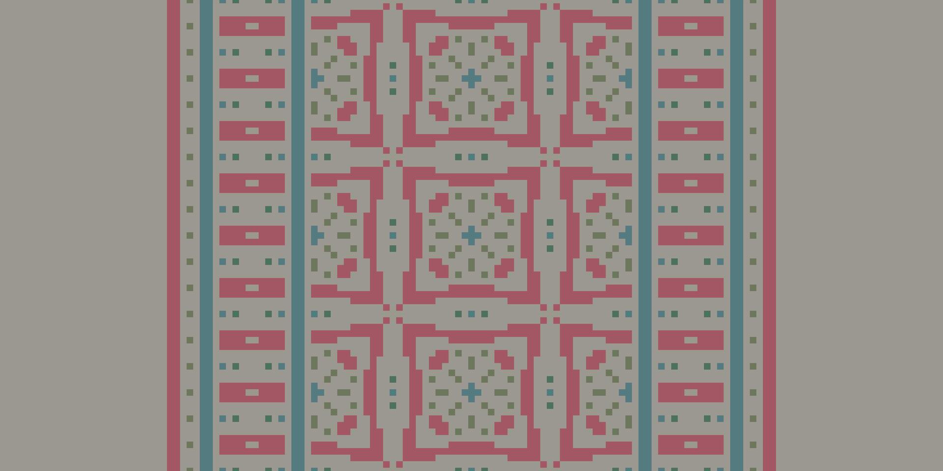 Peruvian pattern Seamless Australian aboriginal pattern Motif embroidery, Pixel Ikat embroidery Design for Print egyptian pattern tibetan mandala bandanna vector