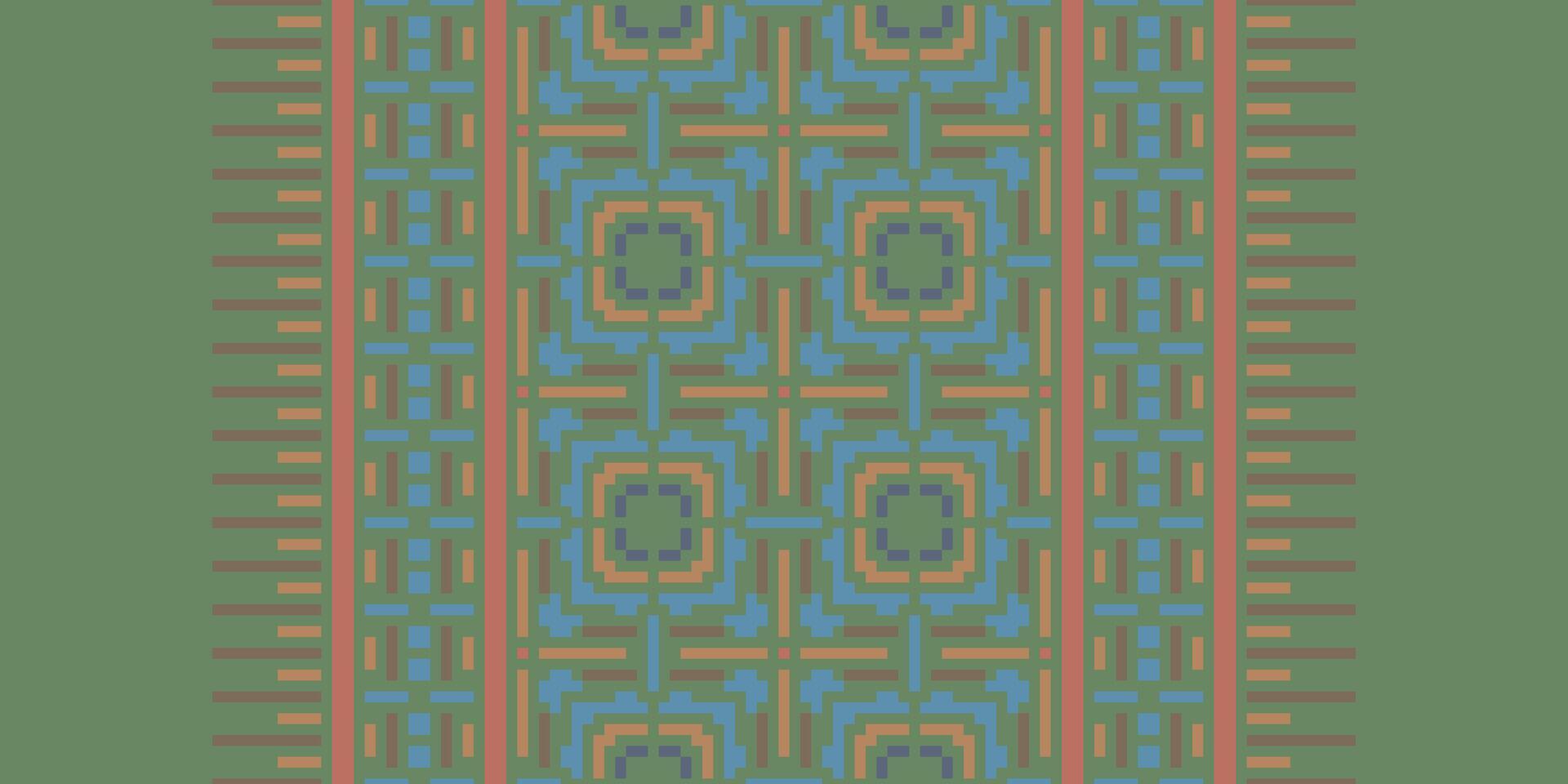 Peruvian pattern Seamless Scandinavian pattern Motif embroidery, Pixel Ikat embroidery Design for Print kurta pattern mughal motifs tapestry pattern floral repeat vector