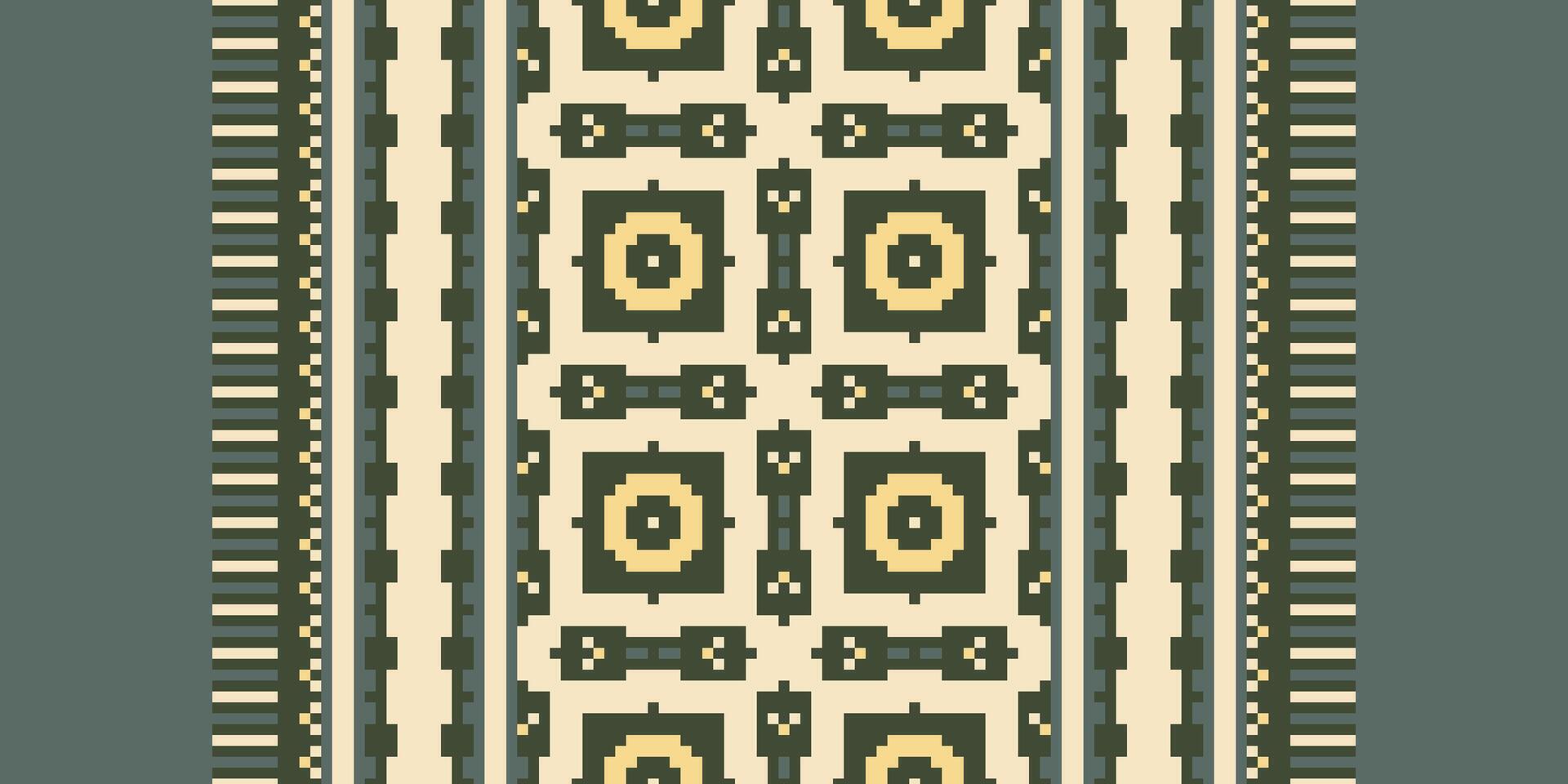Silk fabric Patola sari Pattern Seamless Bandana print silk Motif embroidery, Pixel Ikat embroidery Design for Print scandinavian pattern saree ethnic nativity gypsy pattern vector