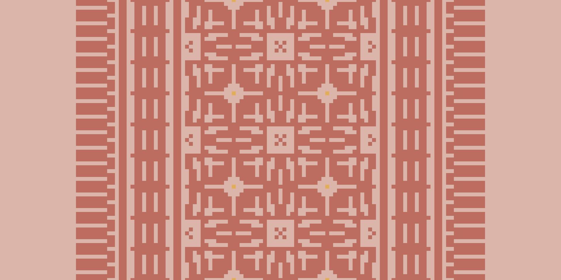 Patola sari Seamless Australian aboriginal pattern Motif embroidery, Pixel Ikat embroidery Design for Print kurta pattern mughal motifs tapestry pattern floral repeat vector