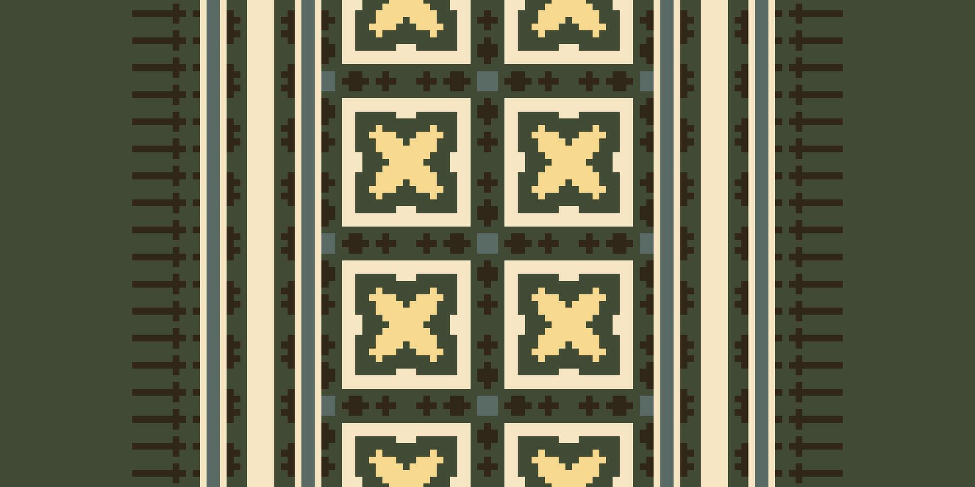 Silk fabric Patola sari Pattern Seamless Australian aboriginal pattern Motif embroidery, Pixel Ikat embroidery Design for Print Texture fabric saree sari carpet. kurta patola saree vector