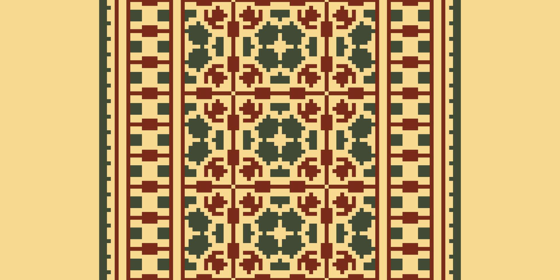 Silk fabric Patola sari Pattern Seamless Australian aboriginal pattern Motif embroidery, Pixel Ikat embroidery Design for Print 60s paisley tie dye damascus ornament rugs hipster kurta pajama vector