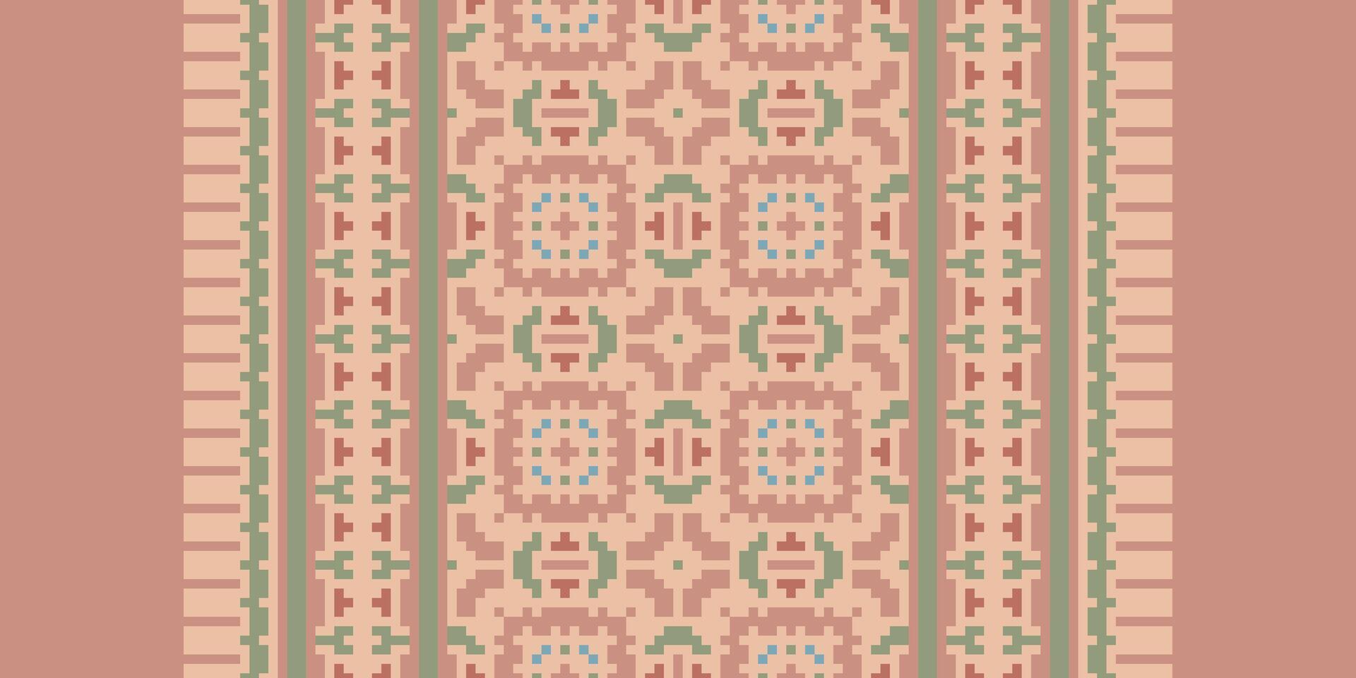 Kilim Pattern Seamless Native American, Motif embroidery, Pixel Ikat embroidery Design for Print jacquard slavic pattern folklore pattern kente arabesque vector