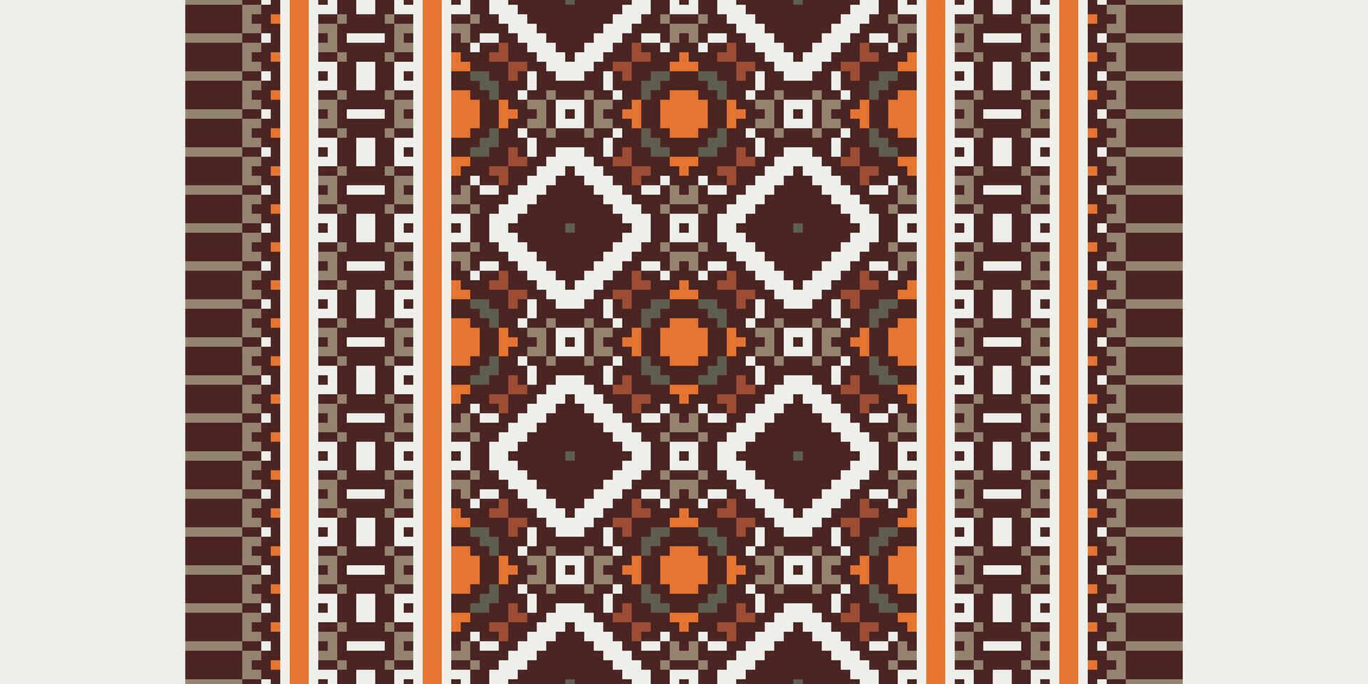 Kilim Pattern Seamless Scandinavian pattern Motif embroidery, Pixel Ikat embroidery Design for Print lace pattern seamless pattern vintage shibori jacquard seamless vector