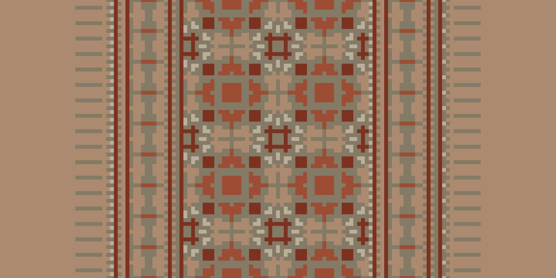 Dupatta Pattern Seamless Native American, Motif embroidery, Pixel Ikat embroidery Design for Print australian curtain pattern geometric pillow model kurti mughal flowers vector