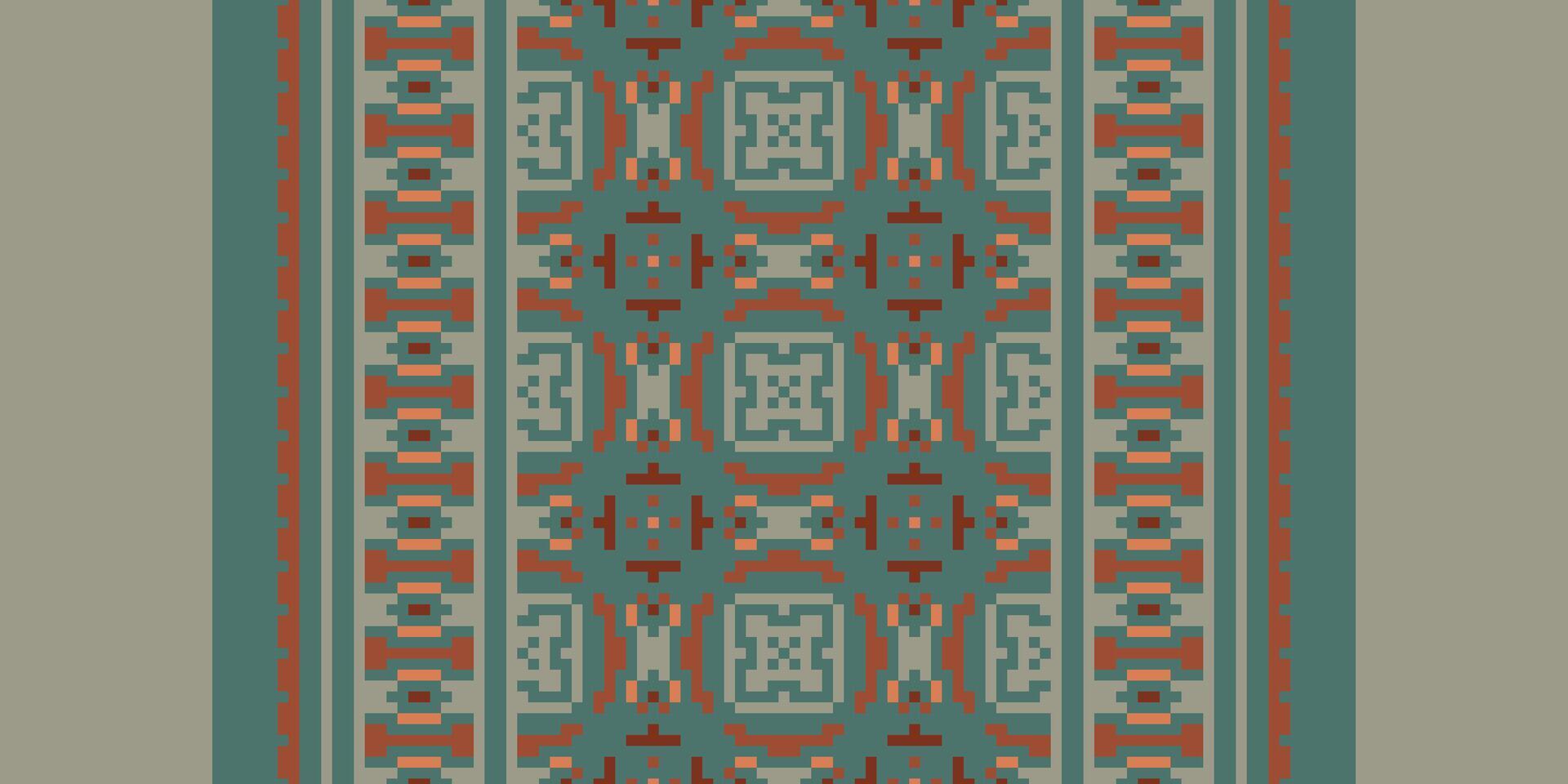 Dupatta Pattern Seamless Native American, Motif embroidery, Pixel Ikat embroidery Design for Print lace pattern turkish ceramic ancient egypt art jacquard pattern vector