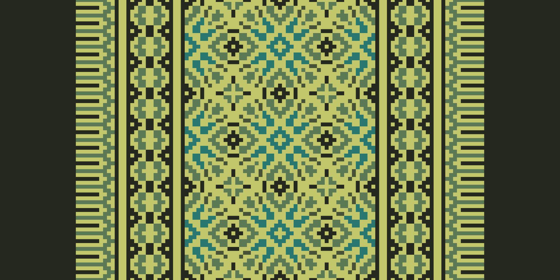 Silk fabric Patola sari Pattern Seamless Australian aboriginal pattern Motif embroidery, Pixel Ikat embroidery Design for Print pattern vintage flower folk navajo patchwork pattern vector