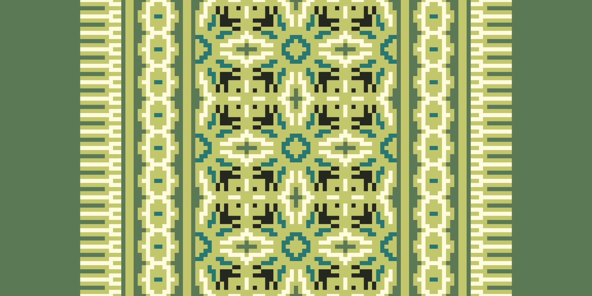 Silk fabric Patola sari Pattern Seamless Australian aboriginal pattern Motif embroidery, Pixel Ikat embroidery Design for Print scandinavian pattern saree ethnic nativity gypsy pattern vector