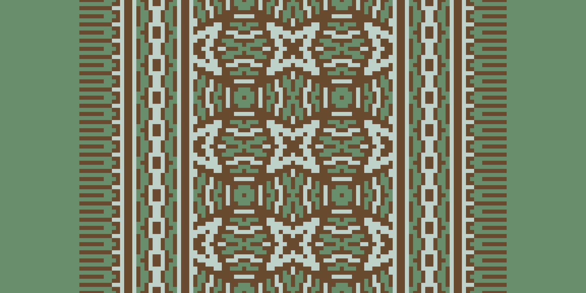 Dupatta Pattern Seamless Australian aboriginal pattern Motif embroidery, Pixel Ikat embroidery Design for Print tapestry floral kimono repeat pattern lacing spanish motif vector