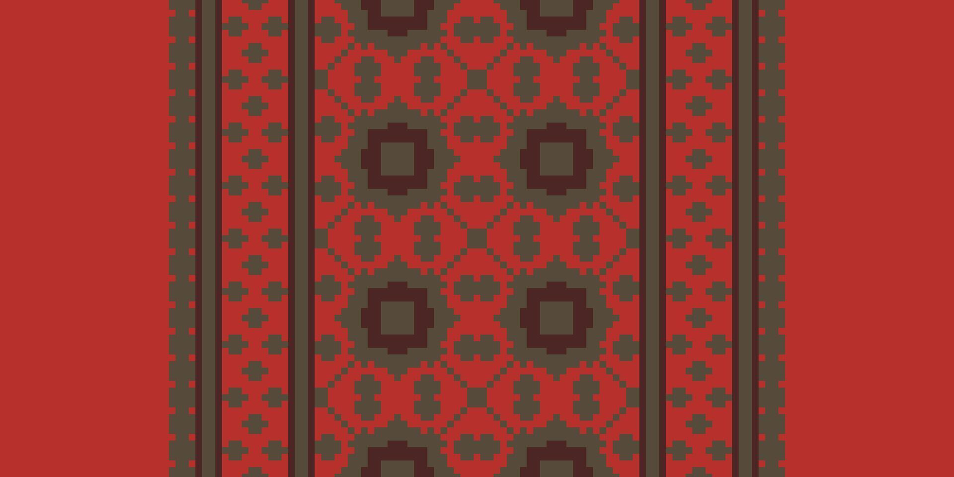 Dupatta Pattern Seamless Mughal architecture Motif embroidery, Pixel Ikat embroidery Design for Print kurta pattern mughal motifs tapestry pattern floral repeat vector