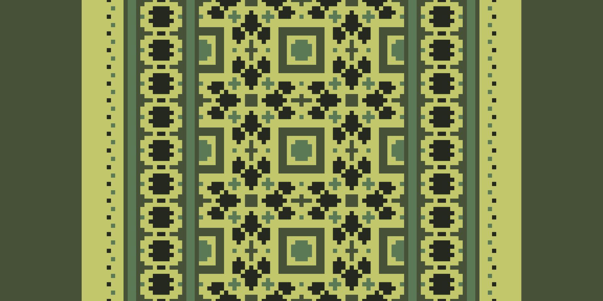 Silk fabric Patola sari Pattern Seamless Australian aboriginal pattern Motif embroidery, Pixel Ikat embroidery Design for Print figure tribal ink on cloth patola sari vector