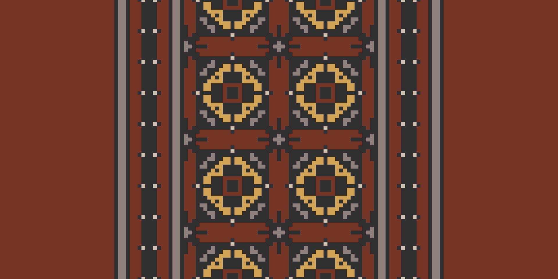 Dupatta Pattern Seamless Scandinavian pattern Motif embroidery, Pixel Ikat embroidery Design for Print lace pattern seamless pattern vintage shibori jacquard seamless vector