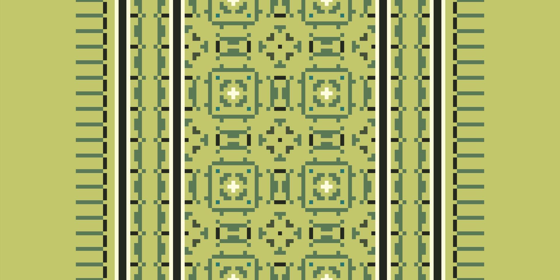 Silk fabric Patola sari Pattern Seamless Australian aboriginal pattern Motif embroidery, Pixel Ikat embroidery Design for Print egyptian pattern tibetan mandala bandanna vector