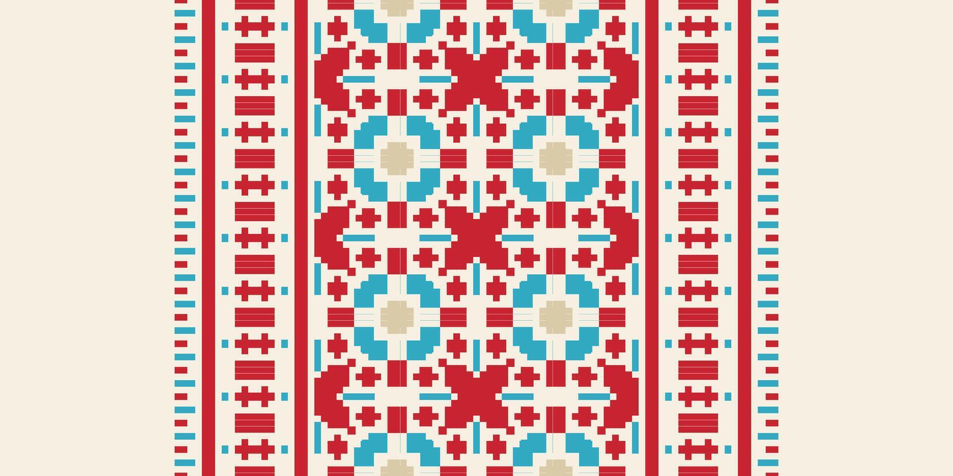 Salwar Pattern Seamless Bandana print silk Motif embroidery, Pixel Ikat embroidery Design for Print australian curtain pattern geometric pillow model kurti mughal flowers vector