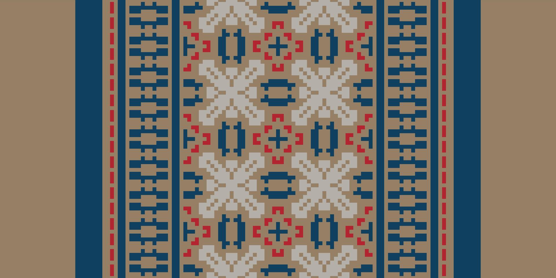 Salwar Pattern Seamless Australian aboriginal pattern Motif embroidery, Pixel Ikat embroidery Design for Print pattern vintage flower folk navajo patchwork pattern vector