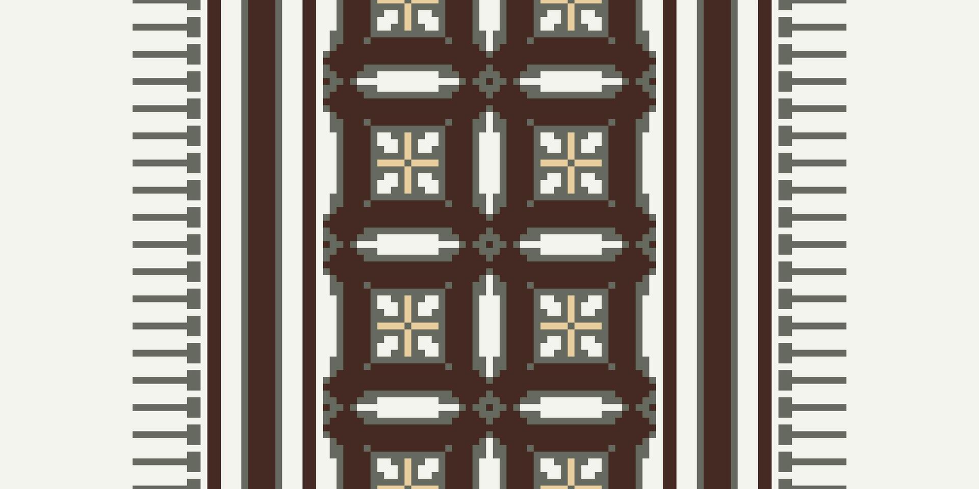 Salwar Pattern Seamless Australian aboriginal pattern Motif embroidery, Pixel Ikat embroidery Design for Print indonesian batik motif embroidery native american kurta mughal design vector