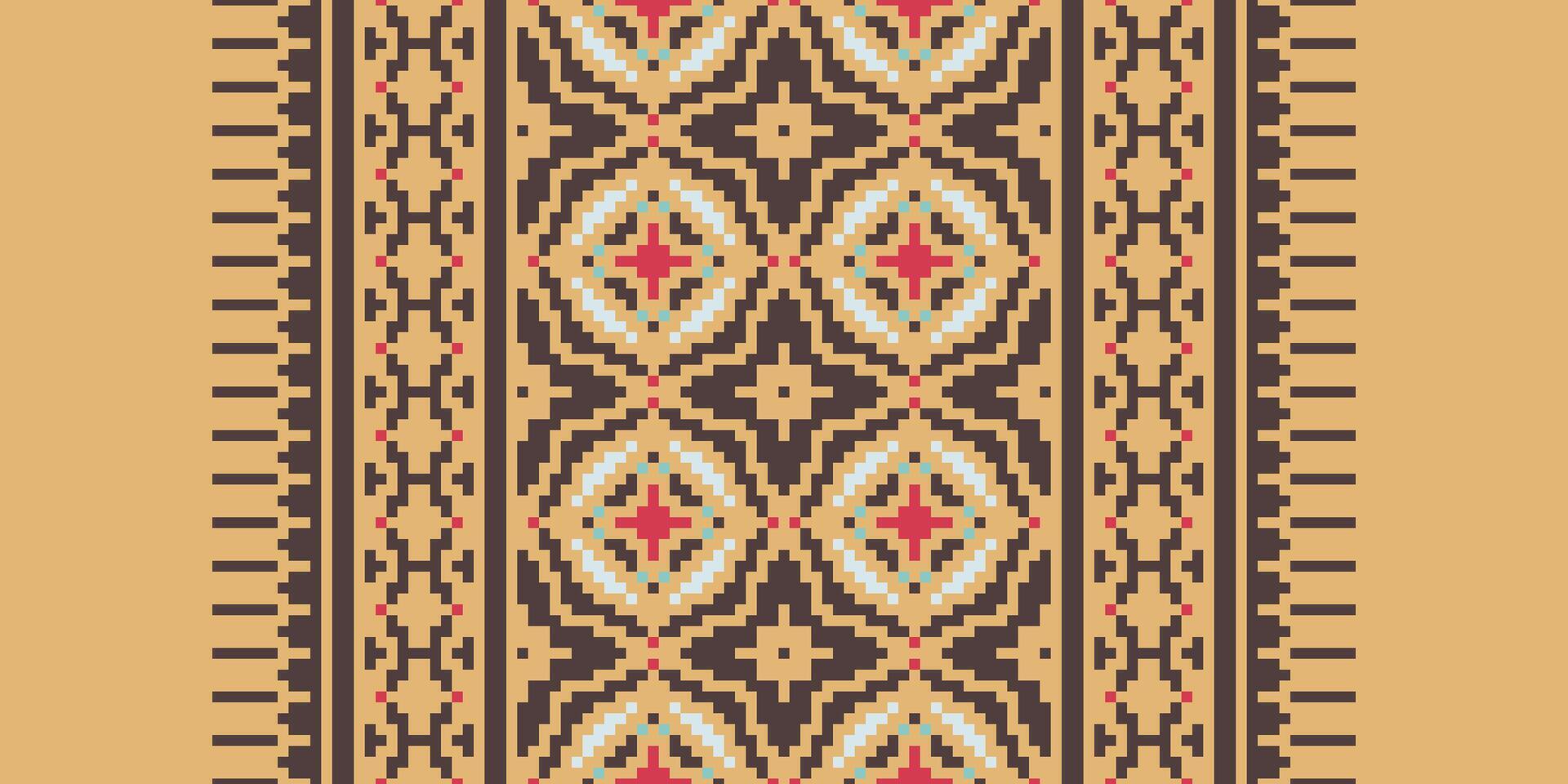 Salwar Pattern Seamless Scandinavian pattern Motif embroidery, Pixel Ikat embroidery Design for Print lace pattern seamless pattern vintage shibori jacquard seamless vector