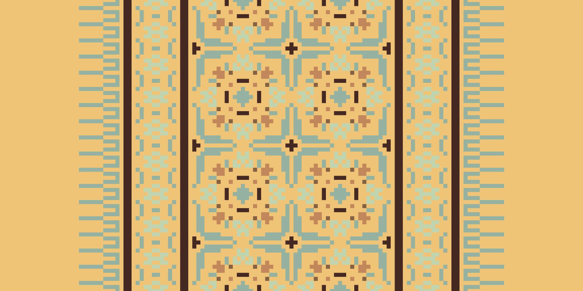 Pakistani dresses pattern Seamless Native American, Motif embroidery, Pixel Ikat embroidery Design for Print kurta pattern mughal motifs tapestry pattern floral repeat vector