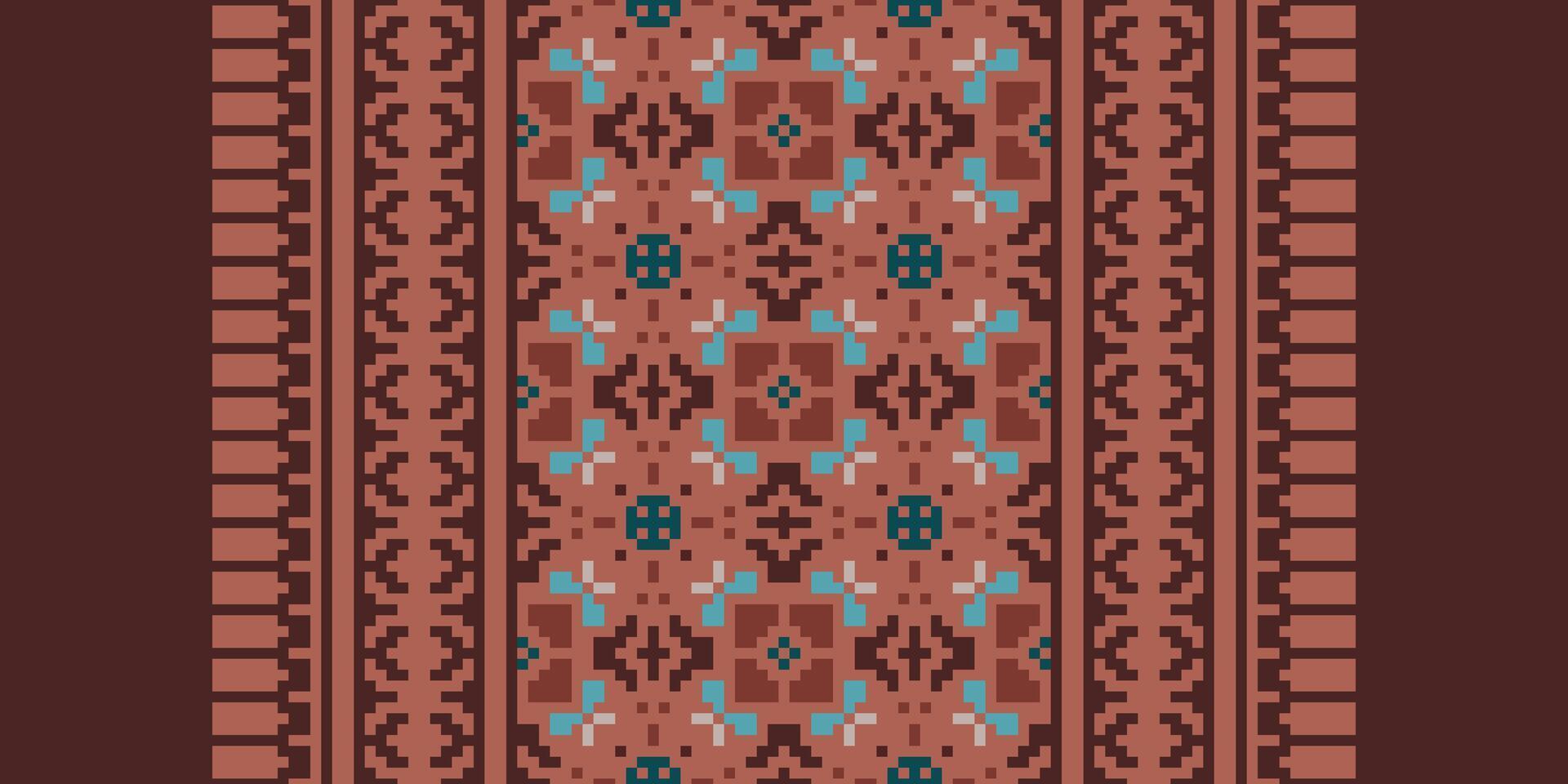 Pakistani dresses pattern Seamless Bandana print silk Motif embroidery, Pixel Ikat embroidery Design for Print australian curtain pattern geometric pillow model kurti mughal flowers vector
